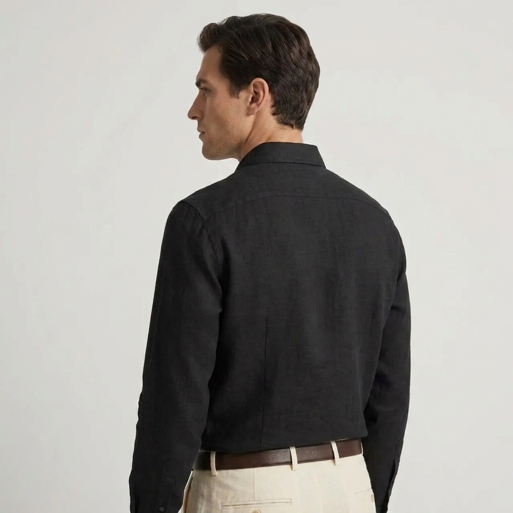 OLDMONEYLOOK | Men’s Refined Linen Shirt