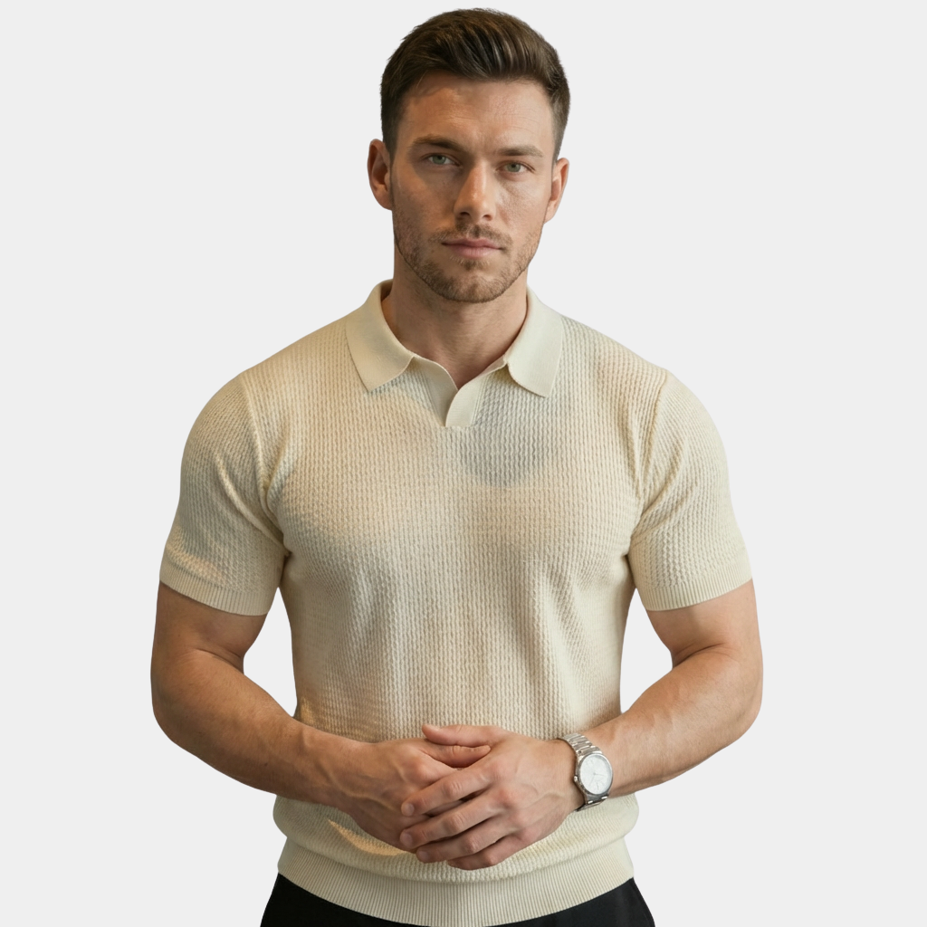 OLDMONEYLOOK | Men’s Heritage Knit Polo Shirt
