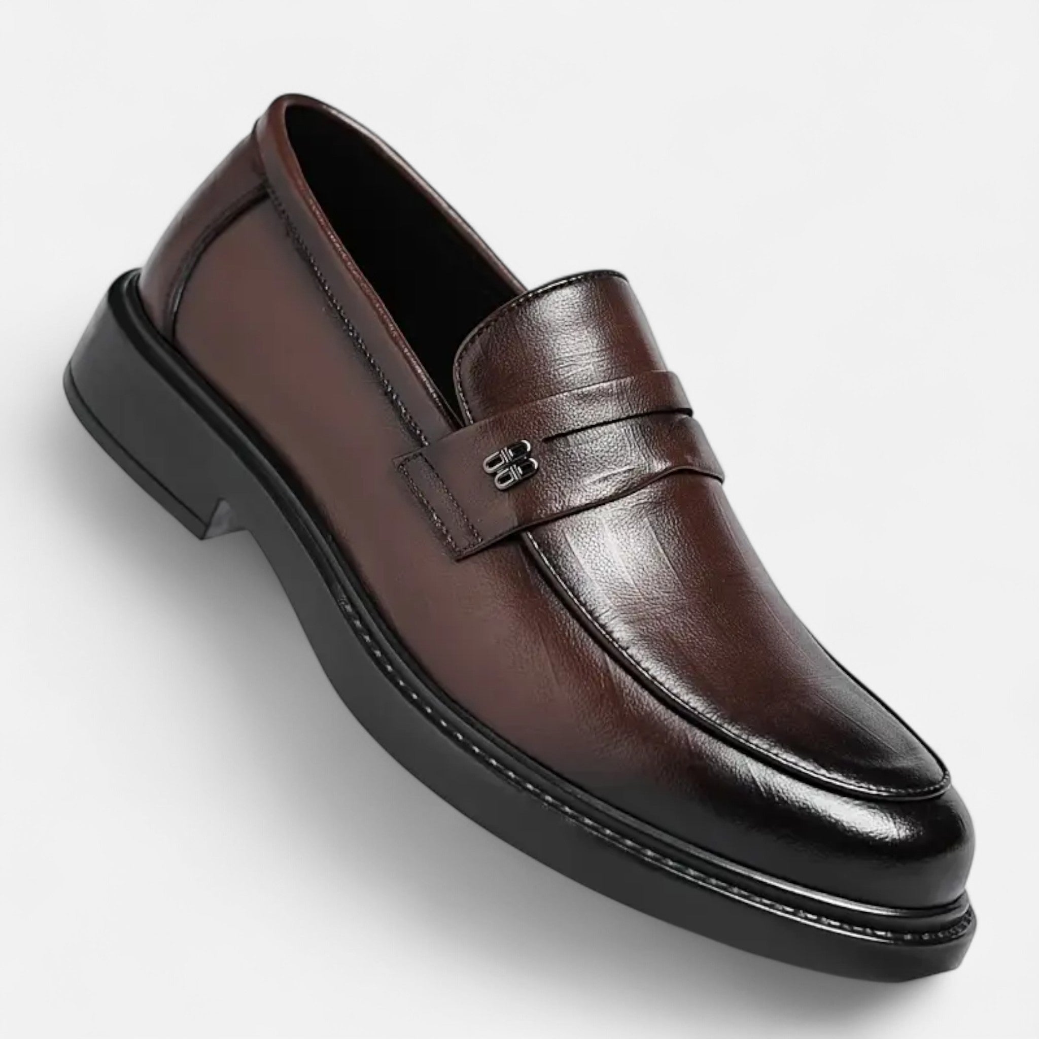 OldMoneyLook | Men’s Leather Buckle Loafers