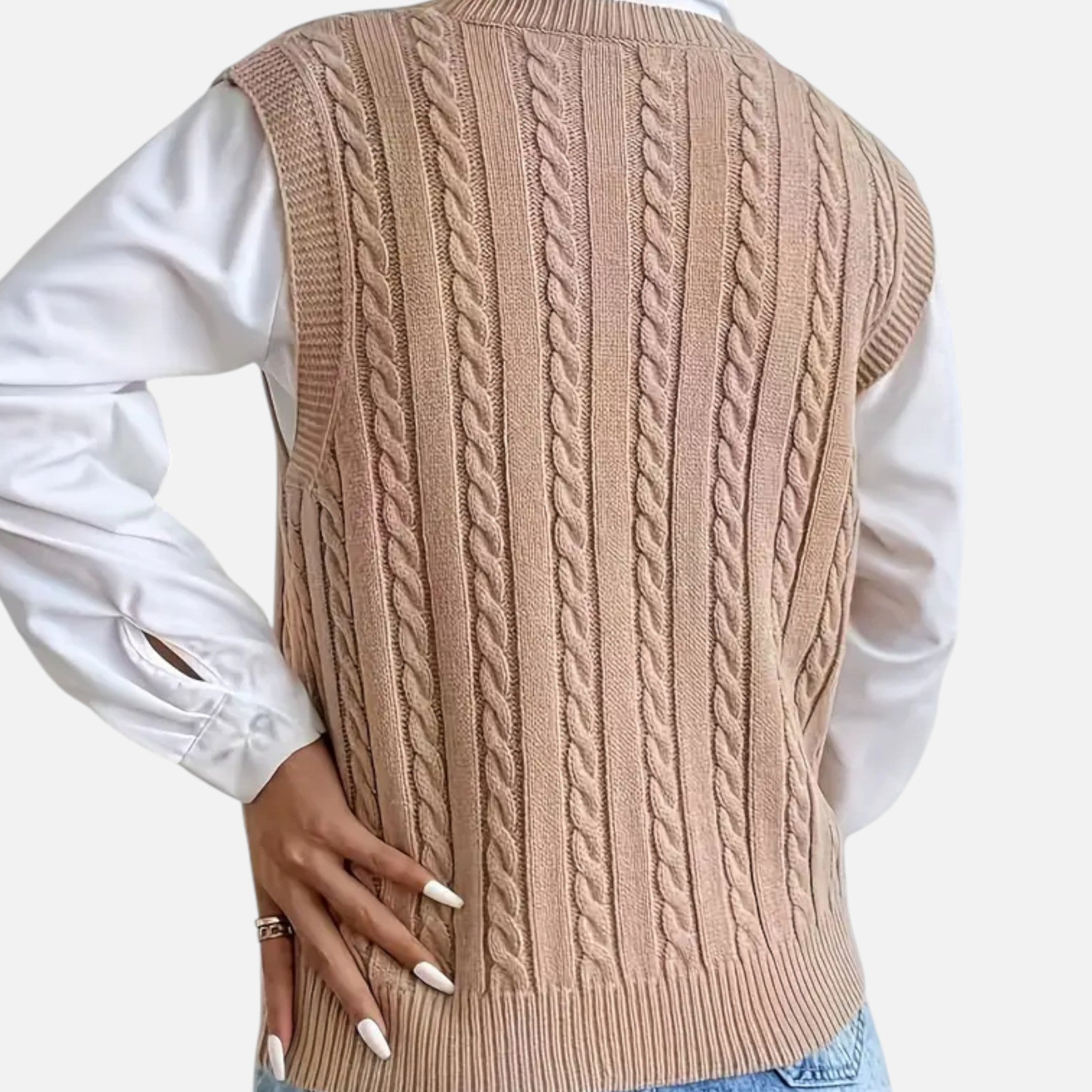 OldMoneyLook | Women’s Classic Knit Sweater Vest