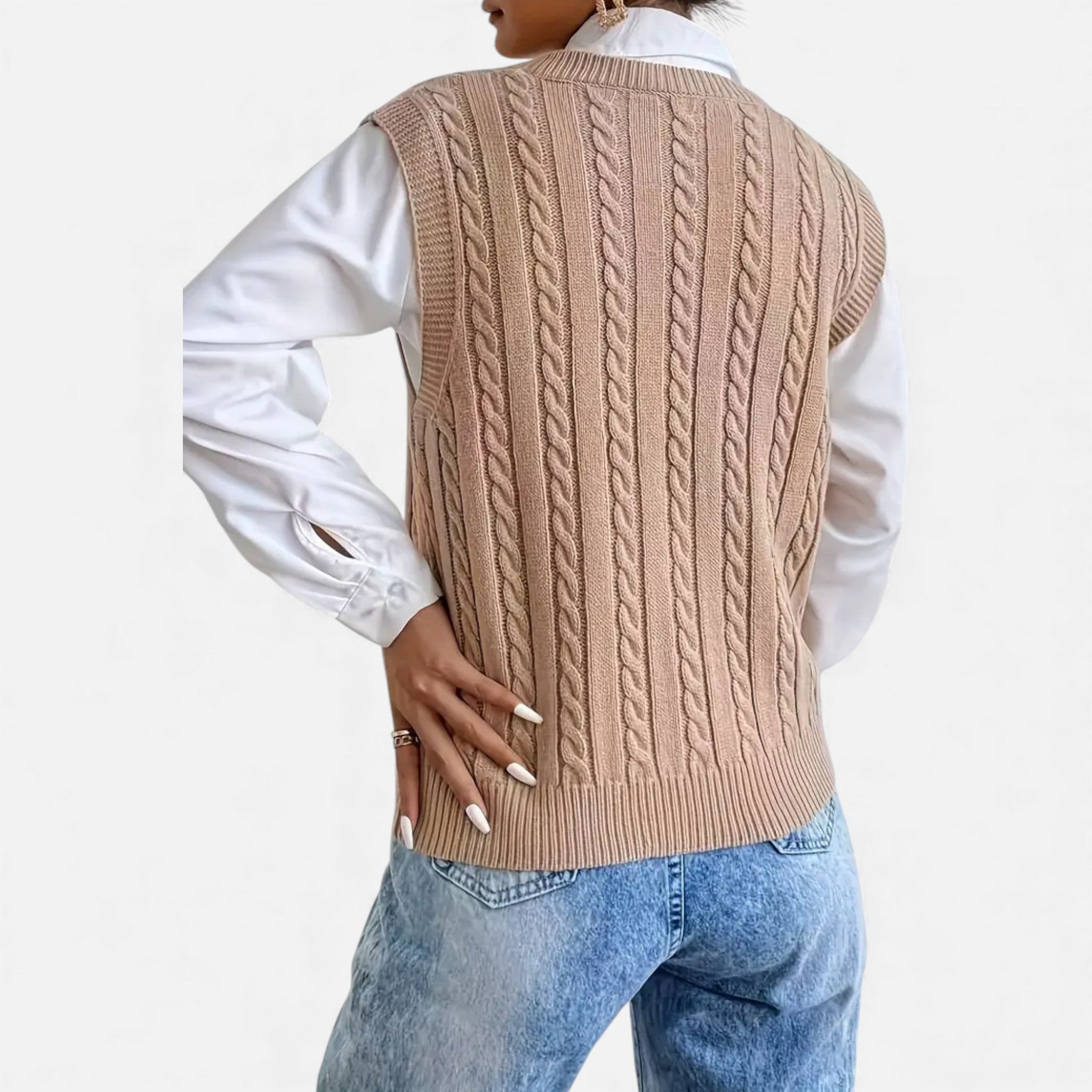 OldMoneyLook | Women’s Riviera Soft-Knit Sleeveless Vest