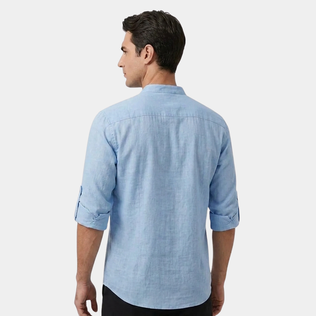 OLDMONEYLOOK | Men’s Classic Linen Summer Shirt