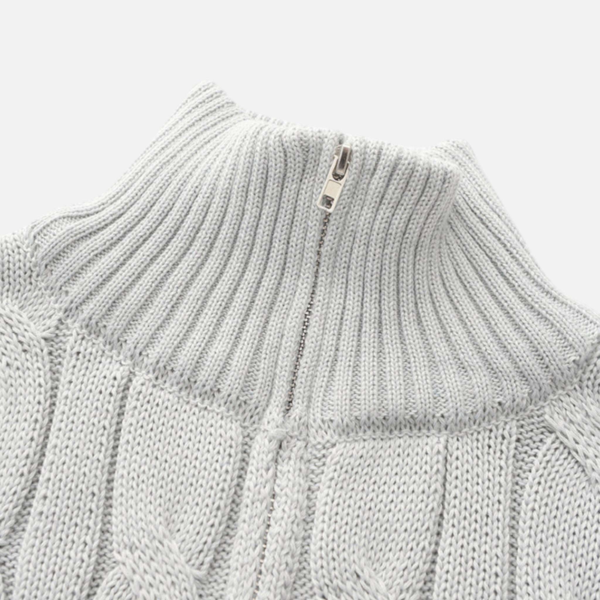 OldMoneyLook | Men’s Verbier Half-Zip Sweater
