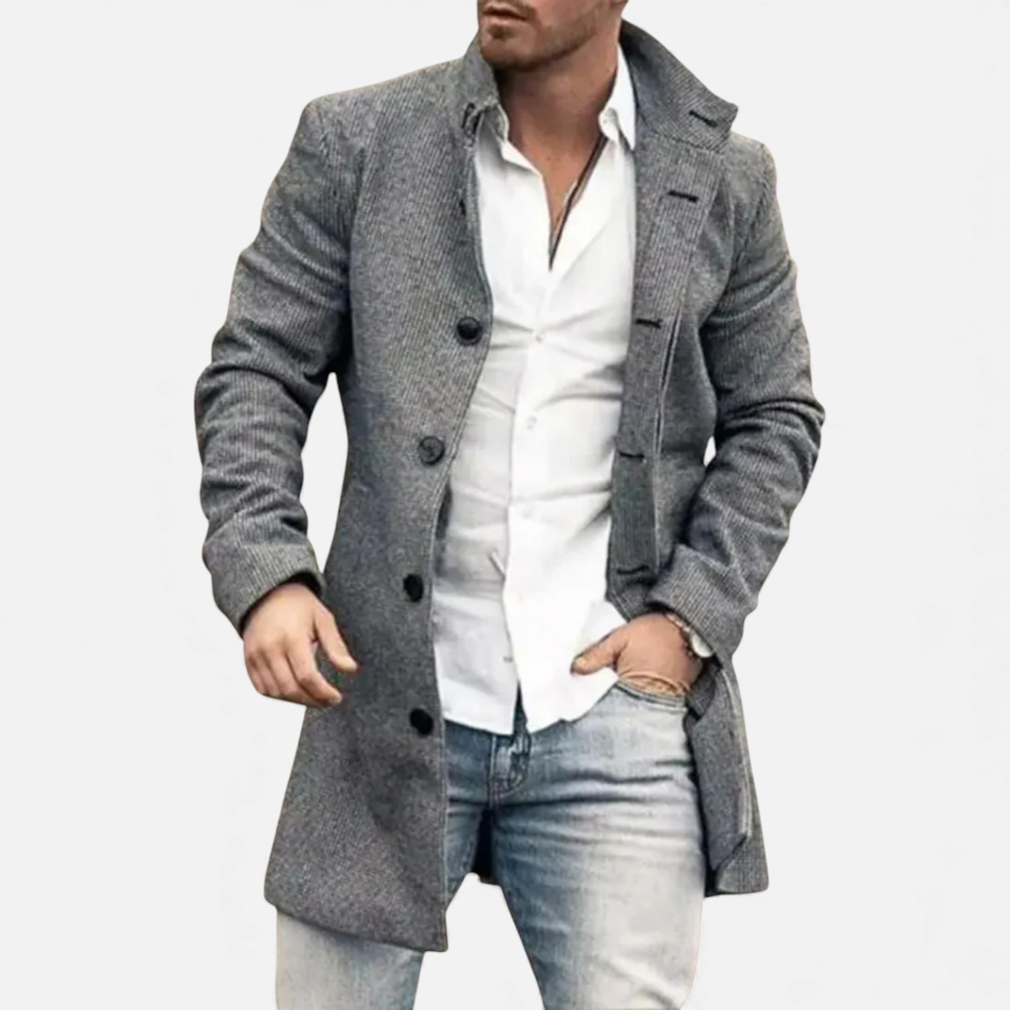 OldMoneyLook | Men’s Heritage Wool Overcoat