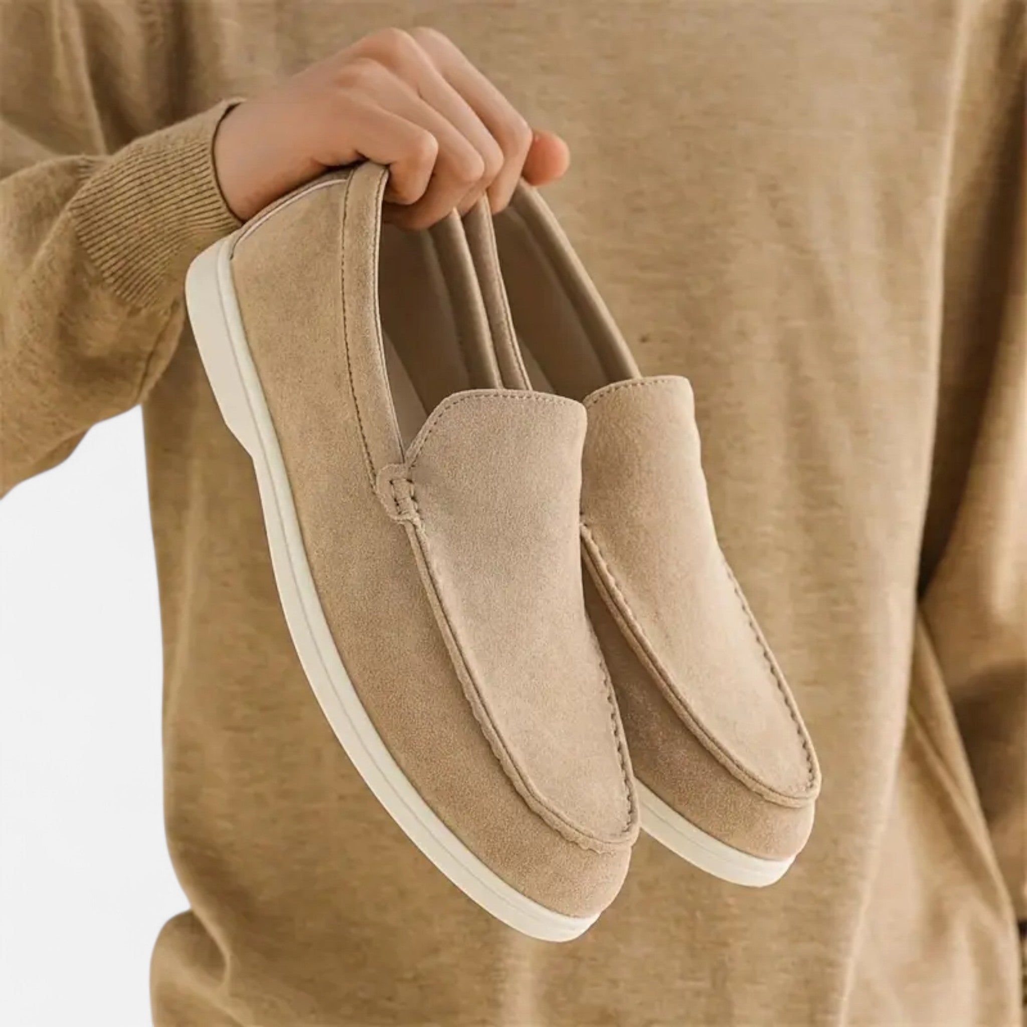 OldMoneyLook | Men’s Low Suede Loafers