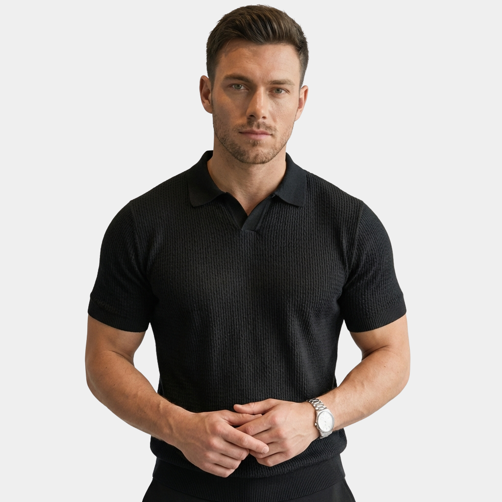 OLDMONEYLOOK | Men’s Heritage Knit Polo Shirt