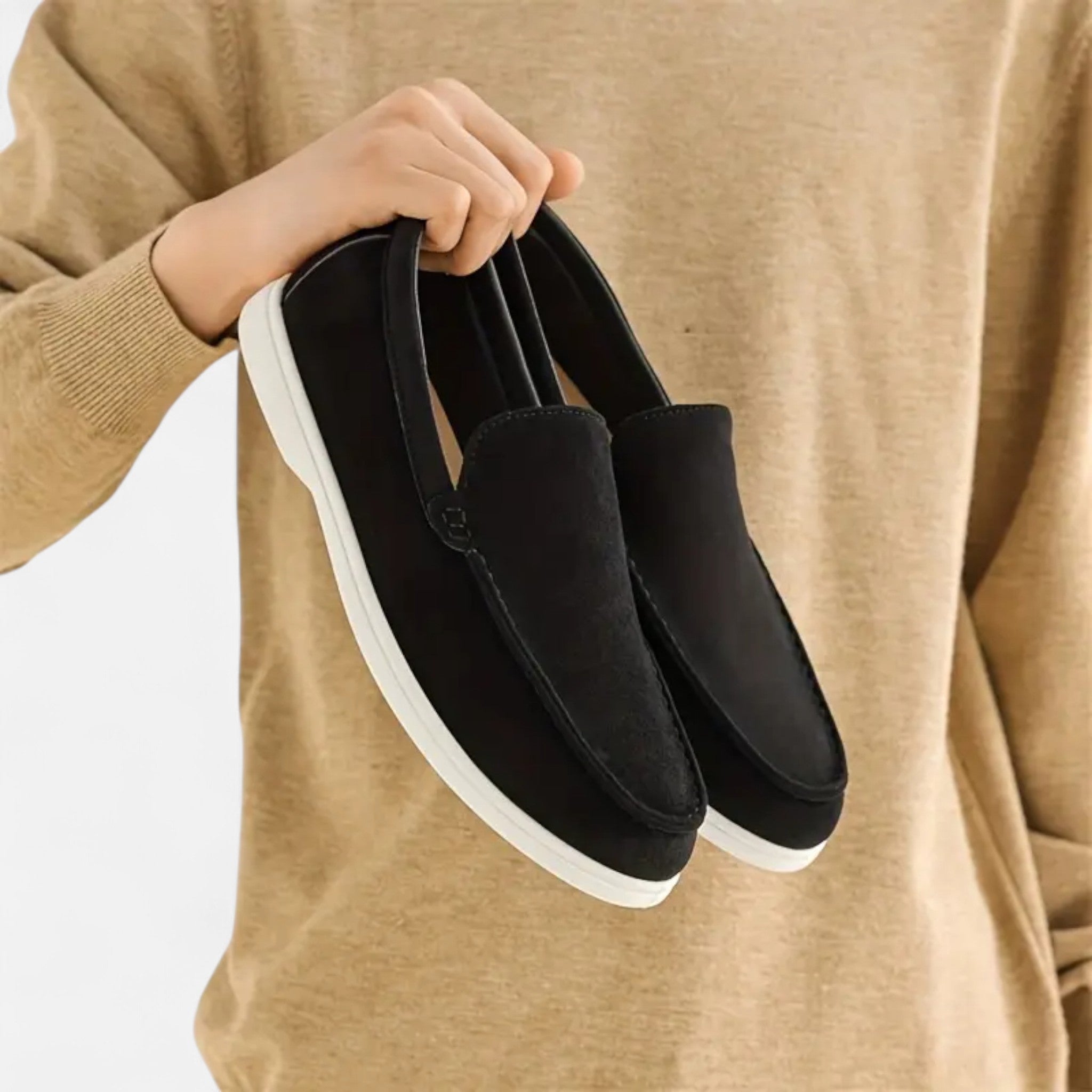 OldMoneyLook | Men’s Low Suede Loafers