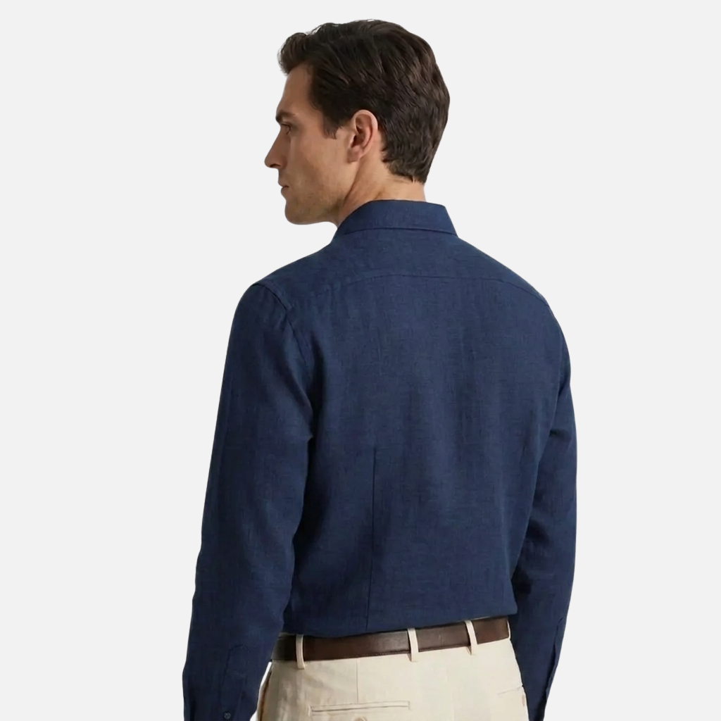 OLDMONEYLOOK | Men’s Refined Linen Shirt