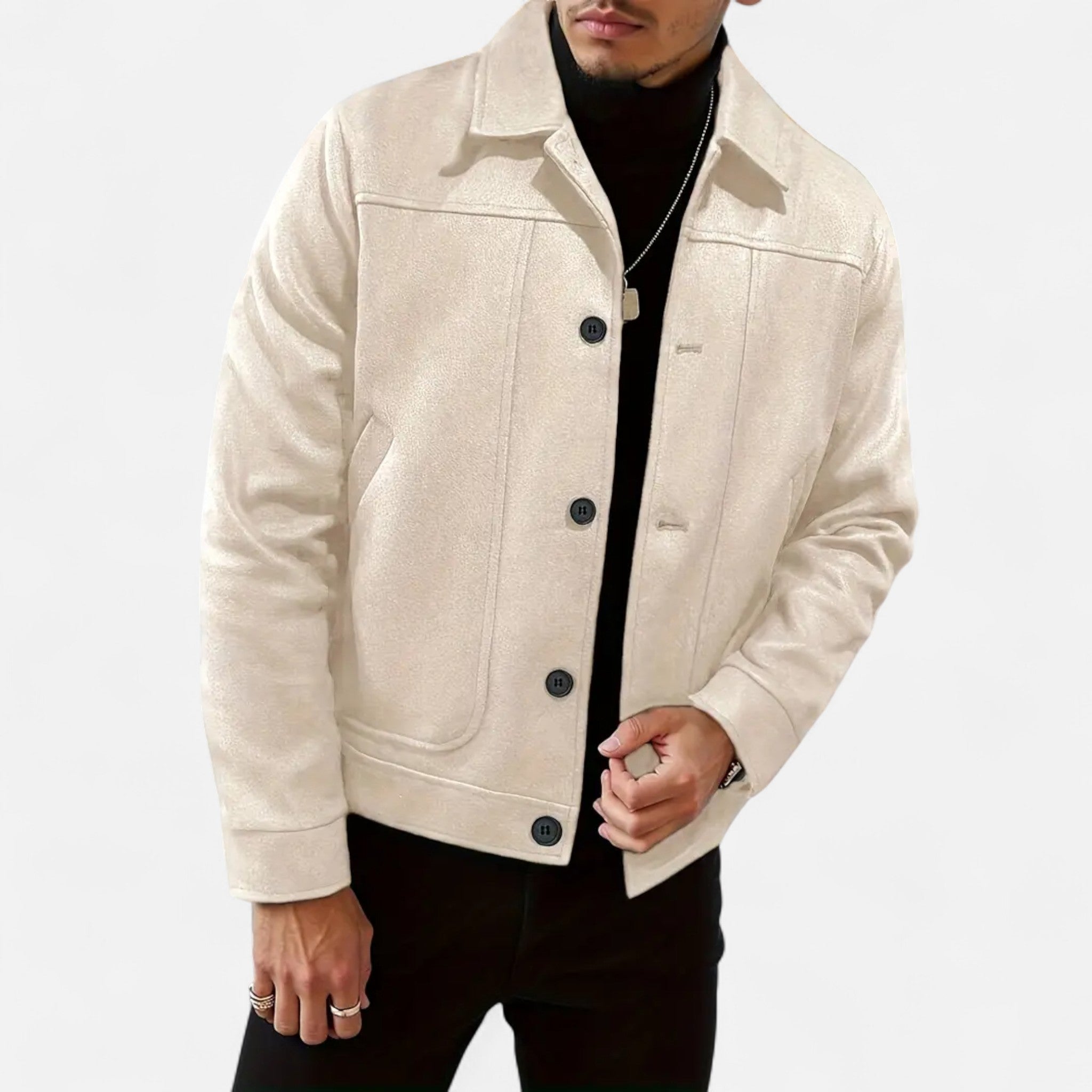 OldMoneyLook | Men’s Classic Button-Up Jacket
