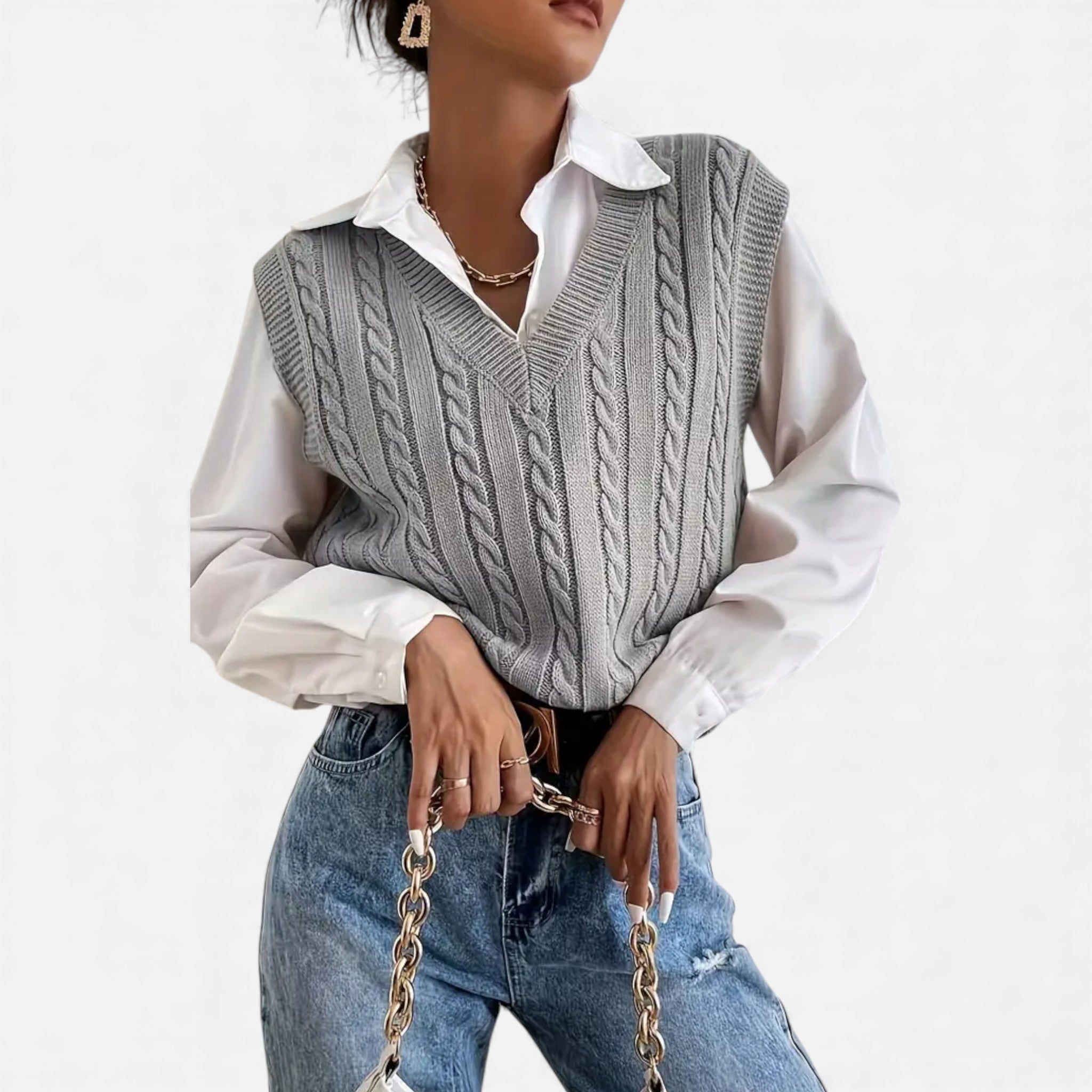 OldMoneyLook | Women’s Riviera Soft-Knit Sleeveless Vest