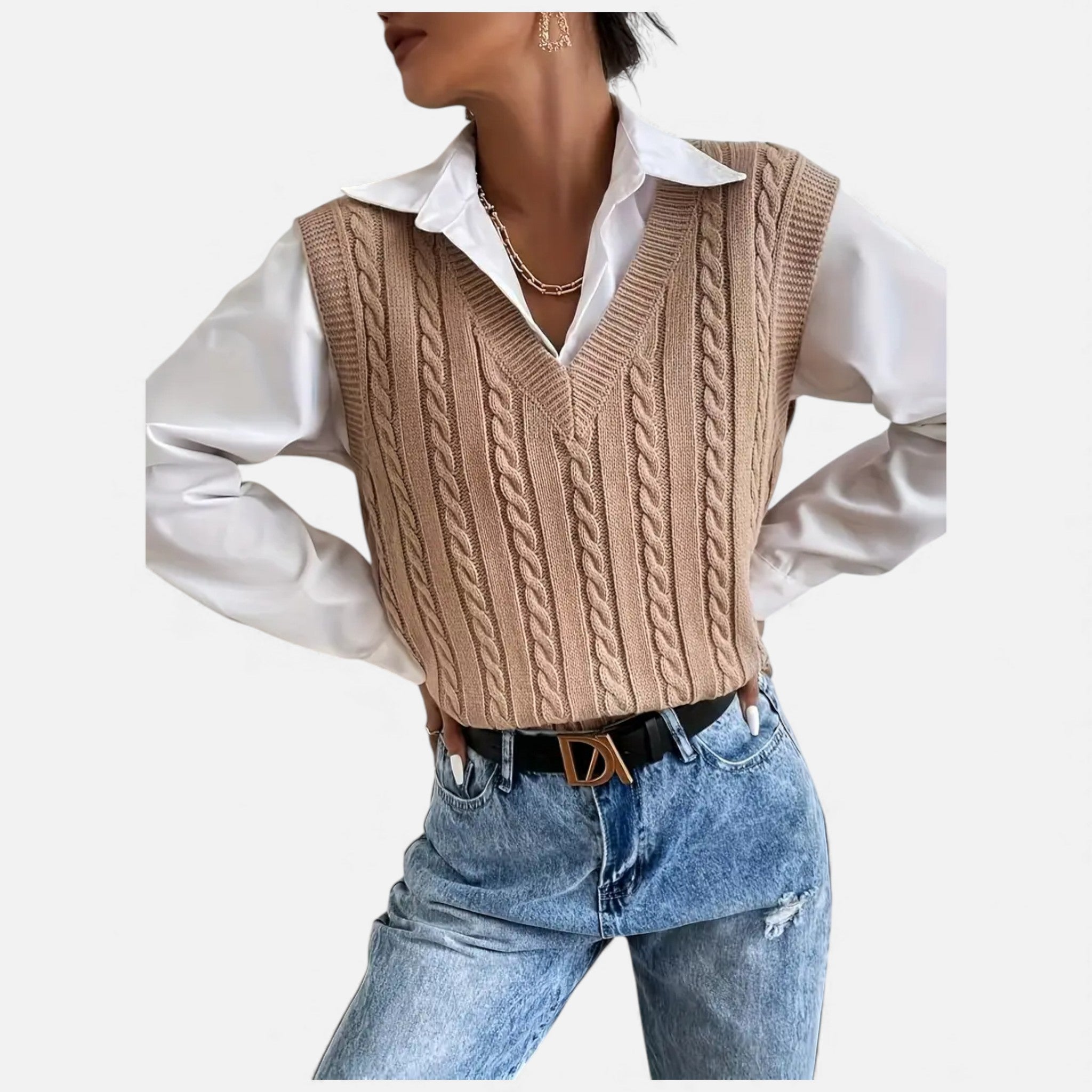 OldMoneyLook | Women’s Riviera Soft-Knit Sleeveless Vest