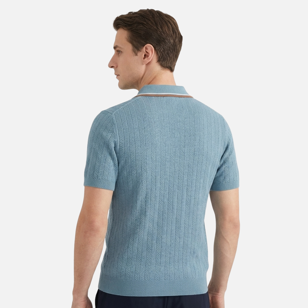 OLDMONEYLOOK | Men’s Refined Knit Polo