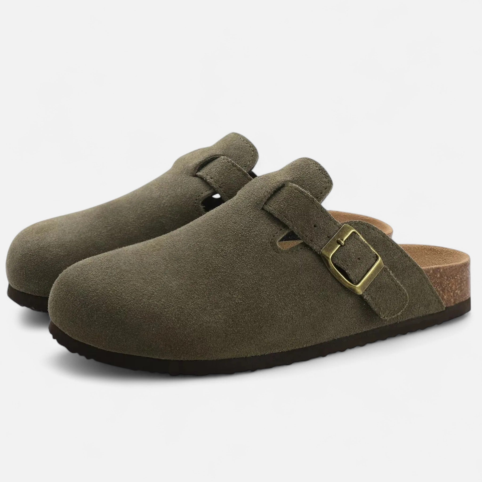 OldMoneyLook | Unisex Suede Heritage Clogs