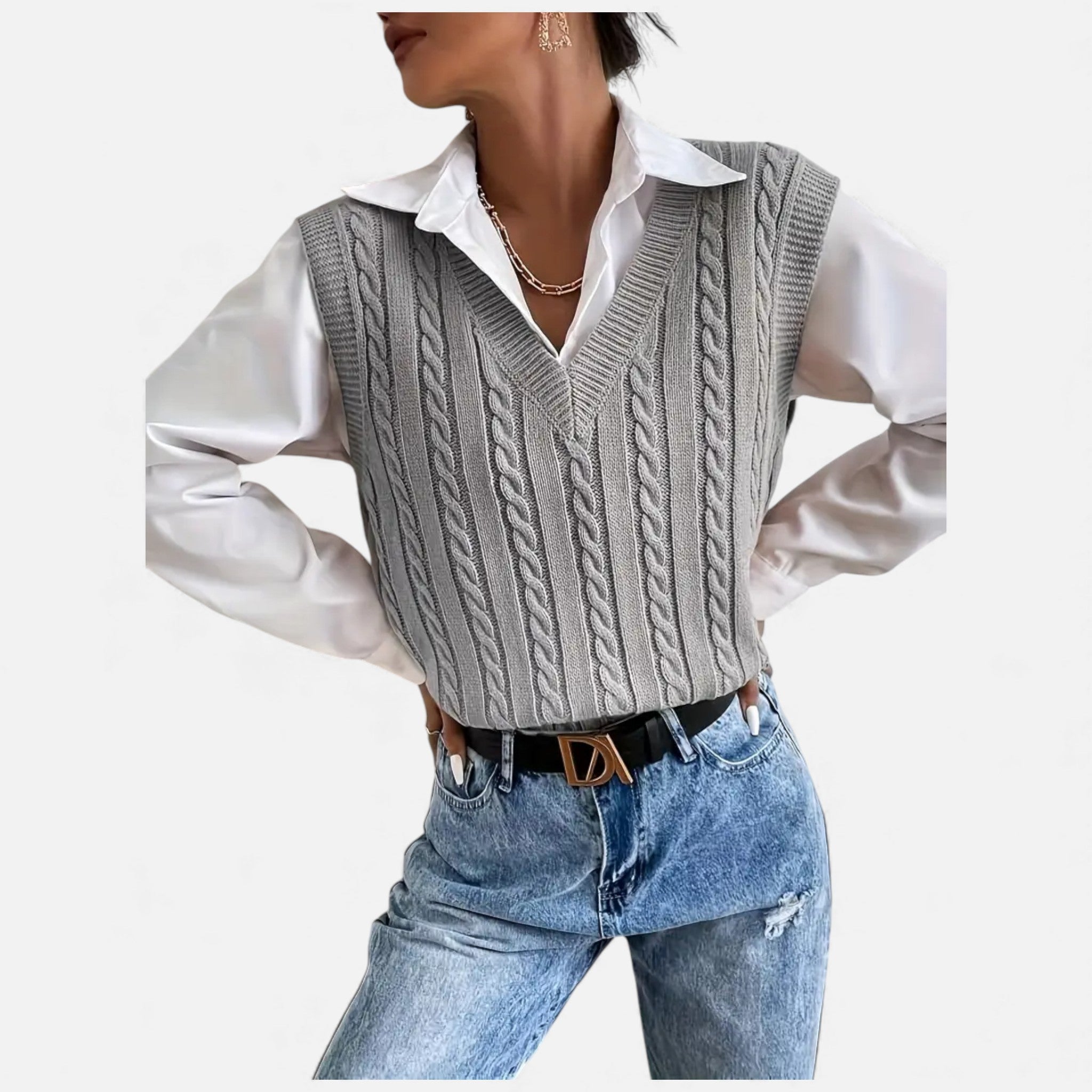 OldMoneyLook | Women’s Riviera Soft-Knit Sleeveless Vest