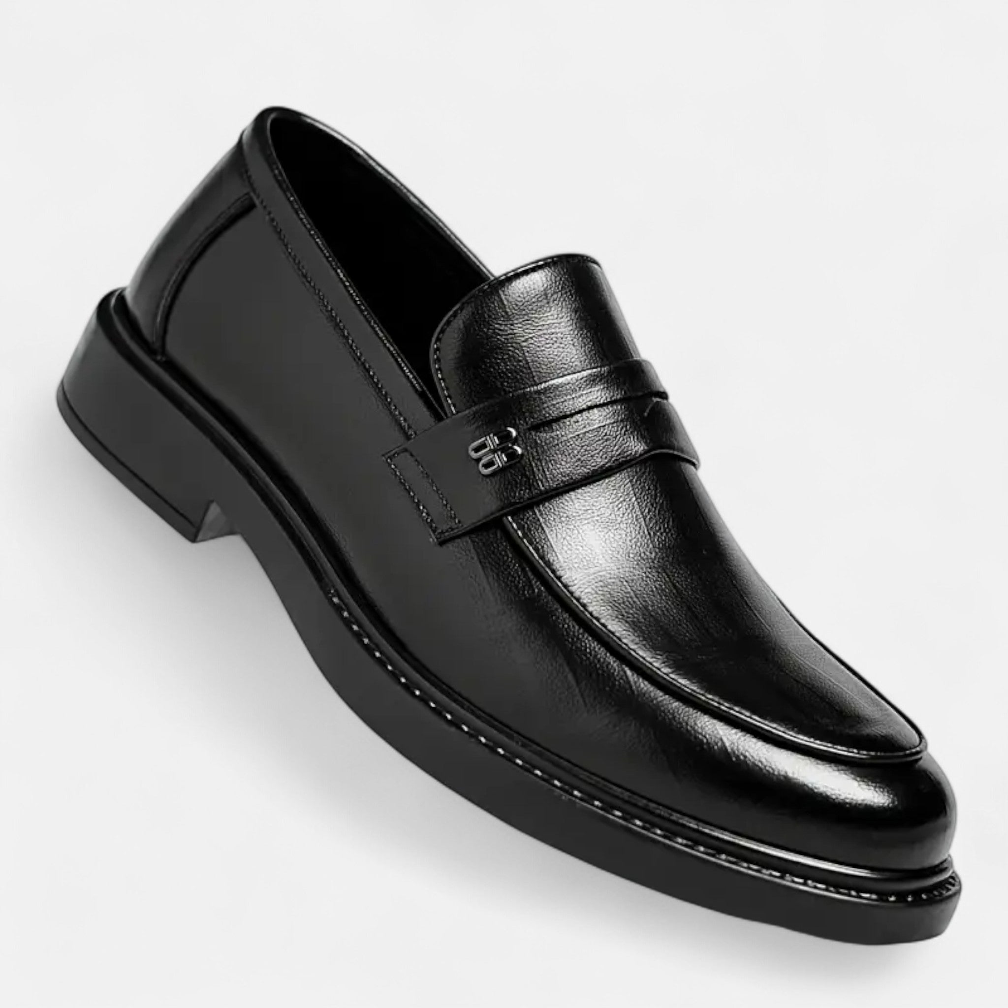 OldMoneyLook | Men’s Leather Buckle Loafers