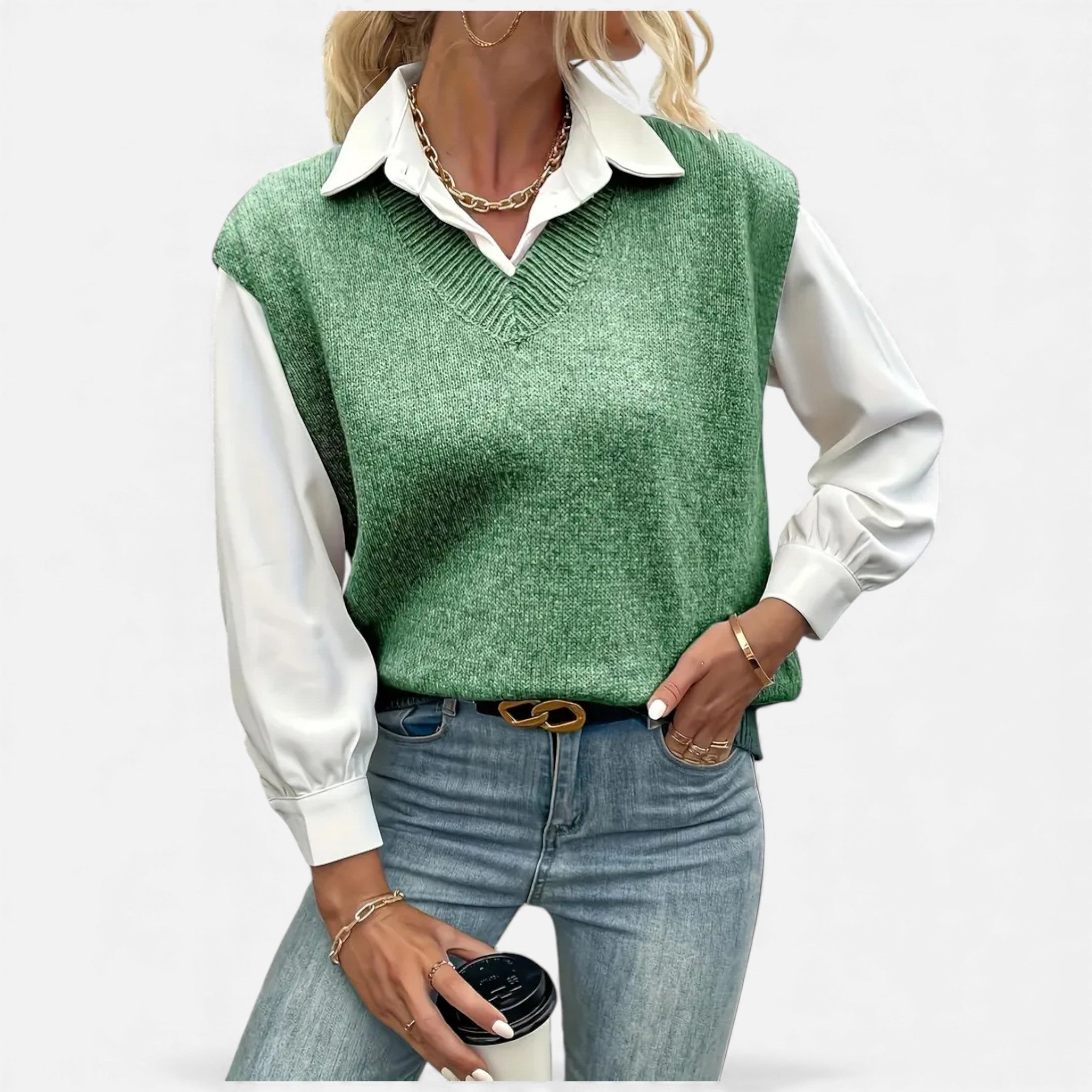 OldMoneyLook | Women’s Heritage Lace Knit Vest