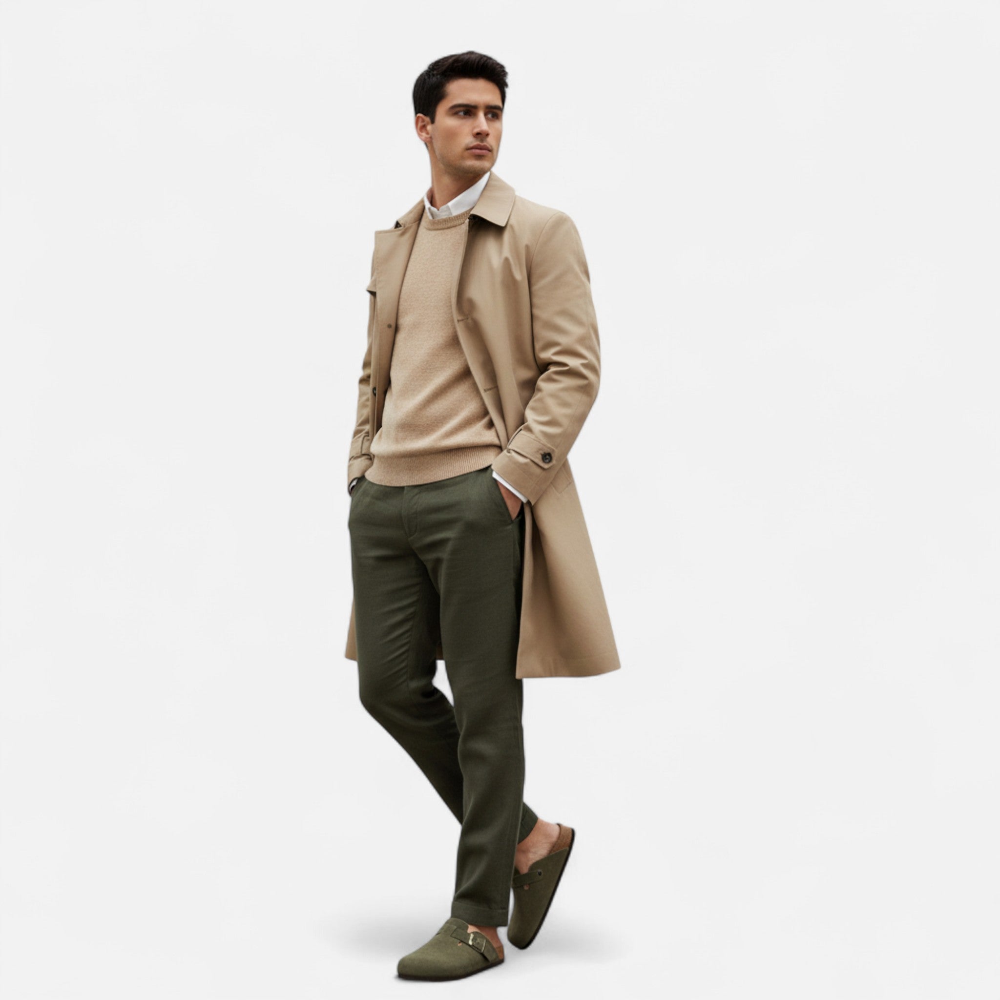 OldMoneyLook | Unisex Suede Heritage Clogs