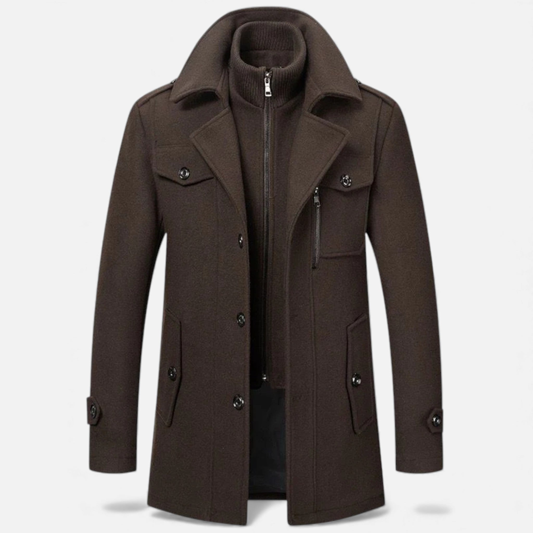OldMoneyLook | Men’s Heritage Two‑Piece Overcoat