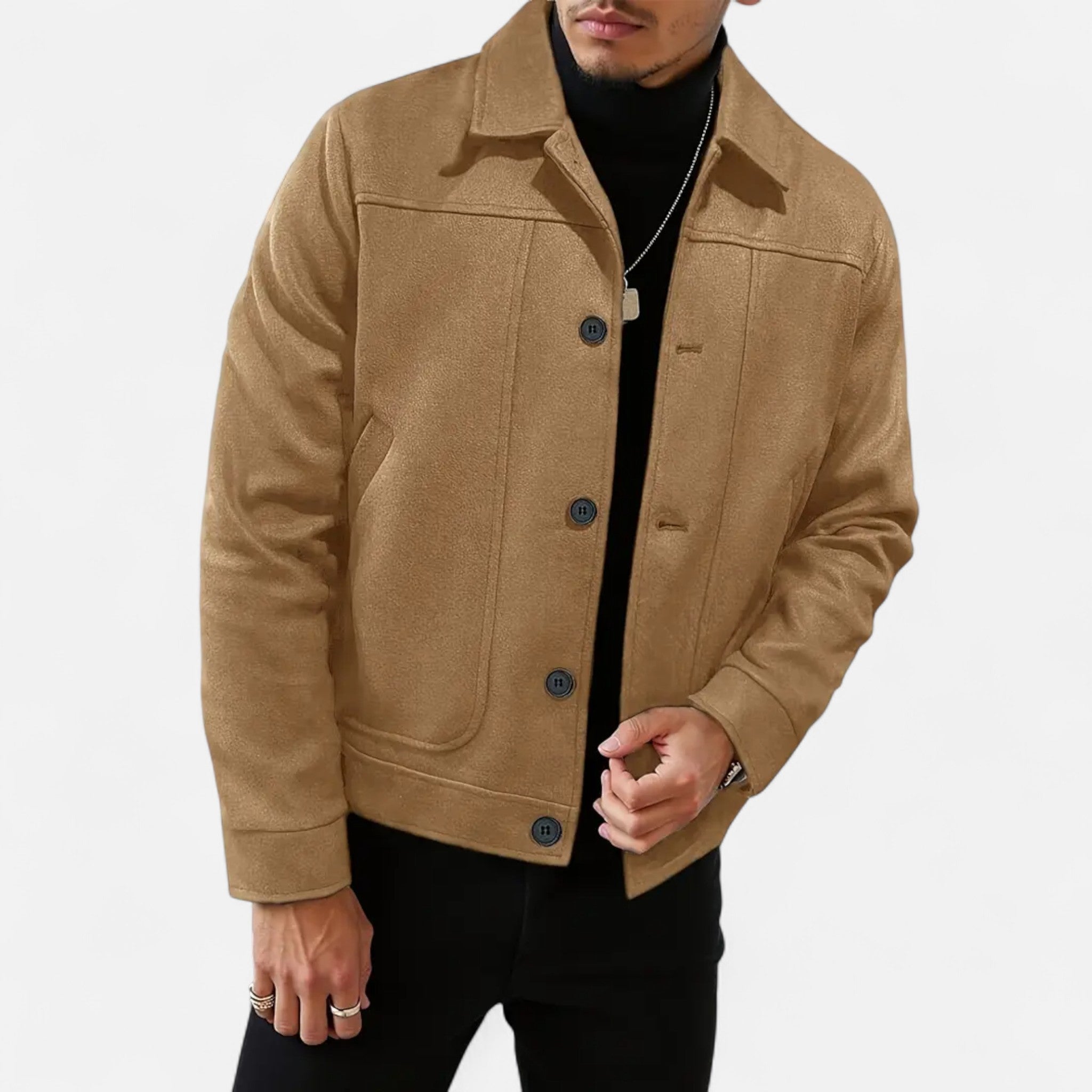 OldMoneyLook | Men’s Classic Button-Up Jacket