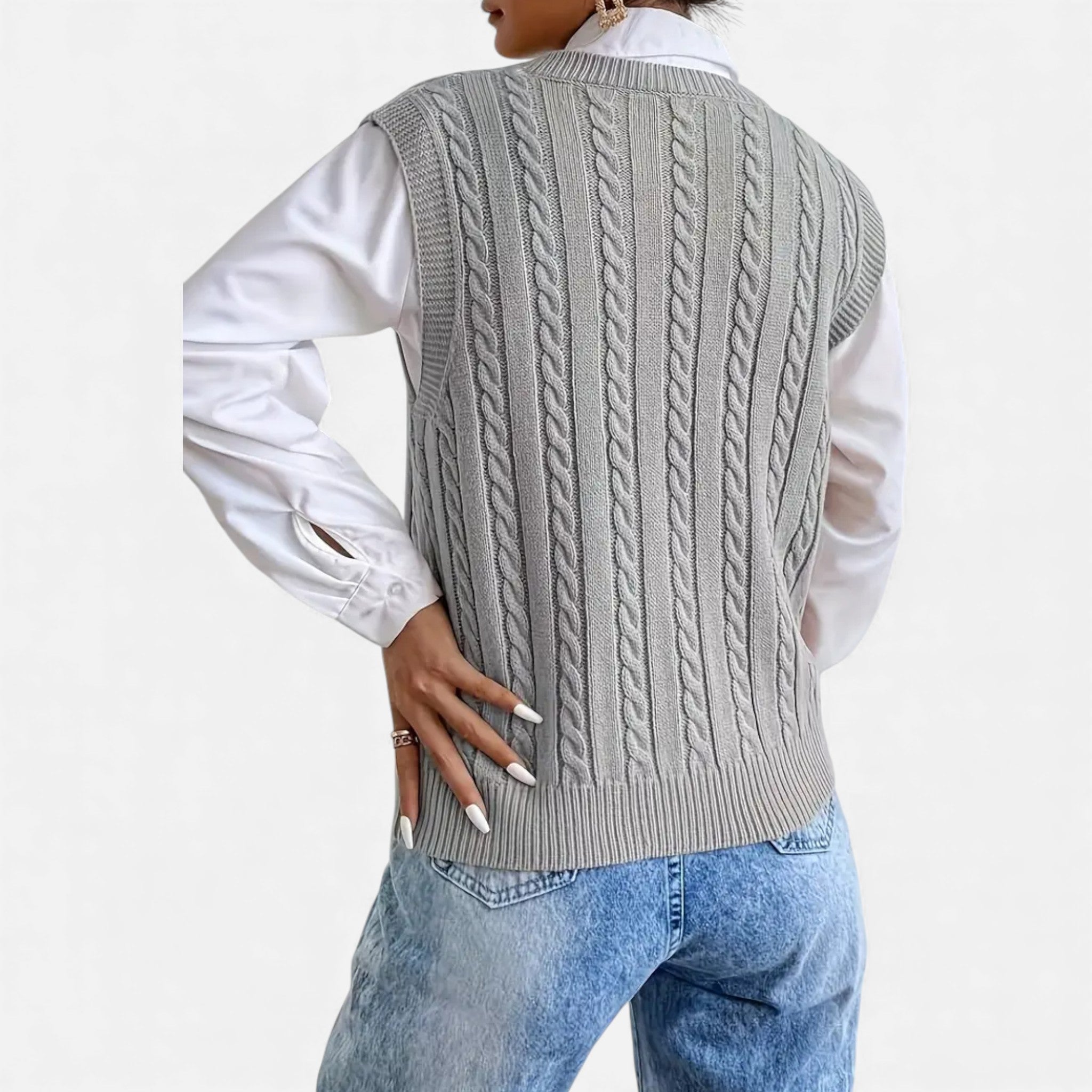 OldMoneyLook | Women’s Riviera Soft-Knit Sleeveless Vest