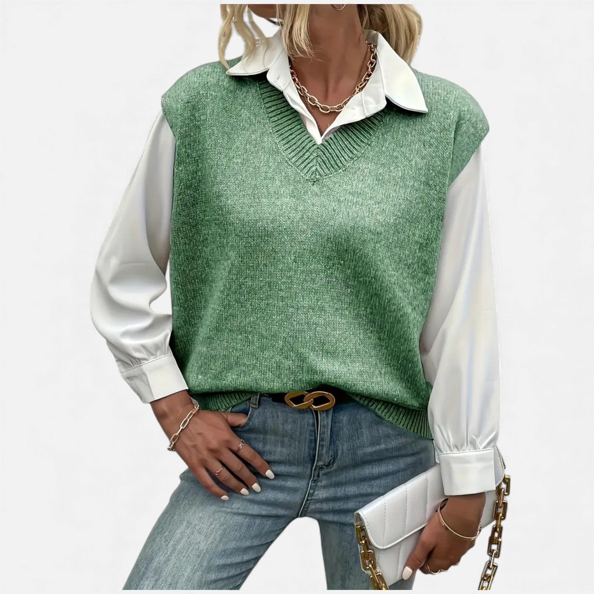 OldMoneyLook | Women’s Heritage Lace Knit Vest