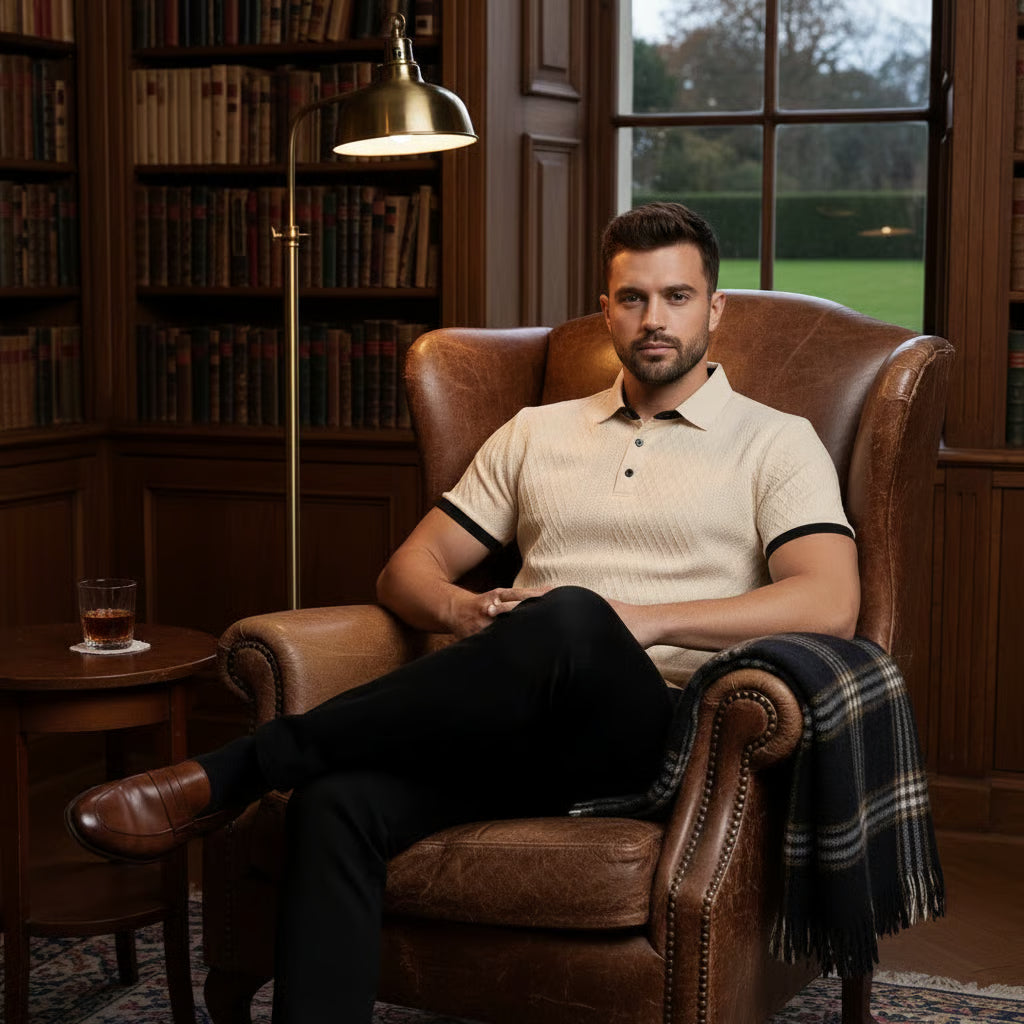 OLDMONEYLOOK | Heritage Argyle Knit Shirt