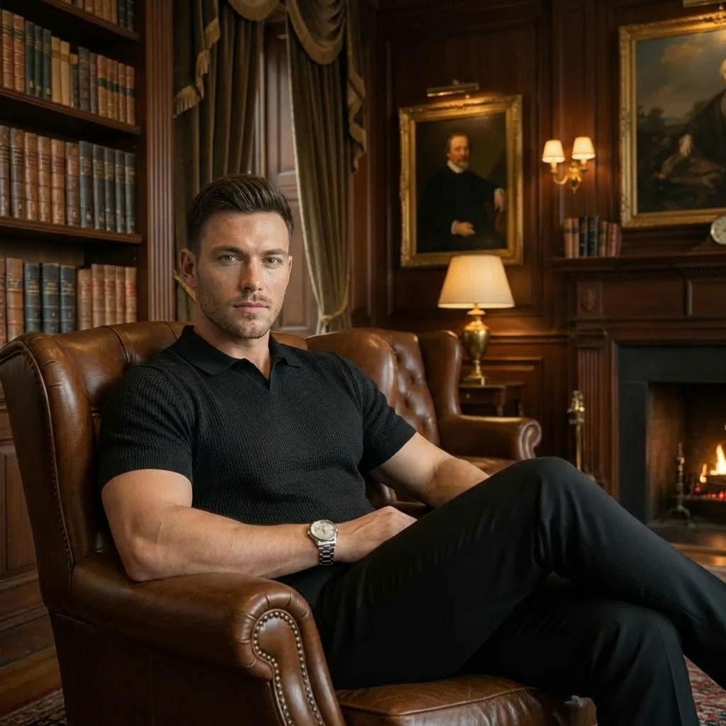 OLDMONEYLOOK | Men’s Heritage Knit Polo Shirt