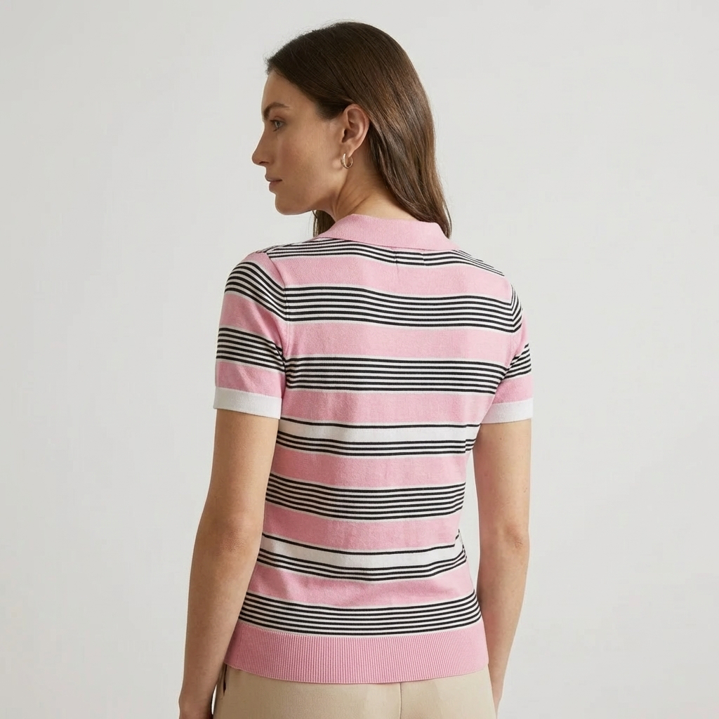 OLDMONEYLOOK | Women’s Classic Striped Summer Blouse