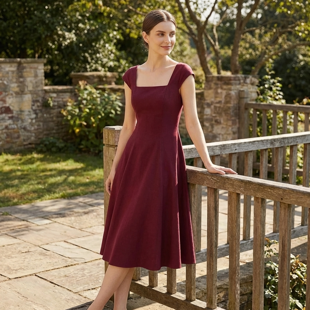 OLDMONEYLOOK | Women’s Classic Tie Waist Dress