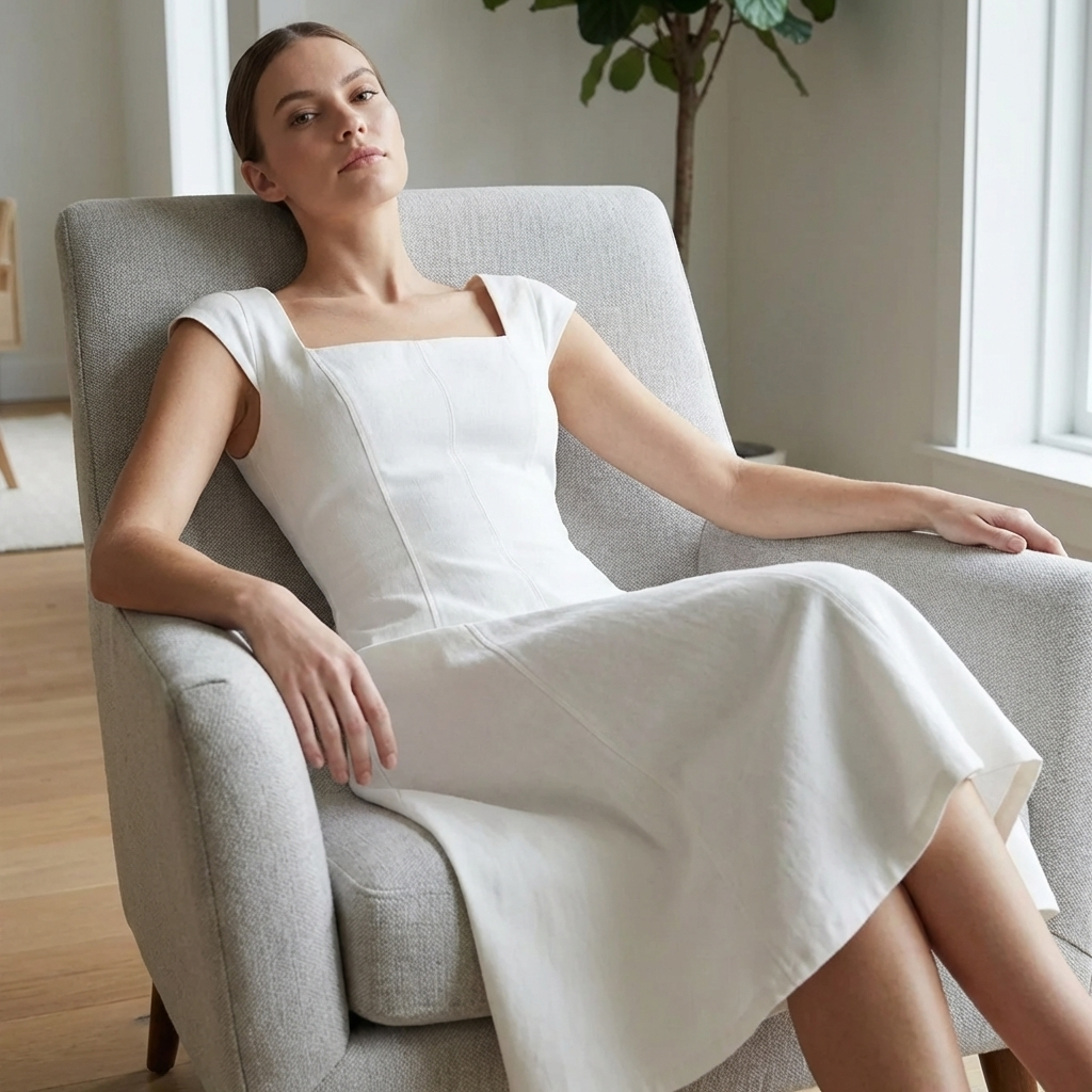 OLDMONEYLOOK | Women’s Classic Tie Waist Dress