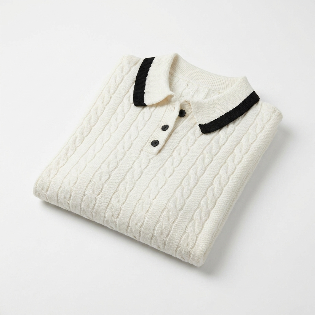OldMoneyLook | Women’s Classic Collar Knit Sweater