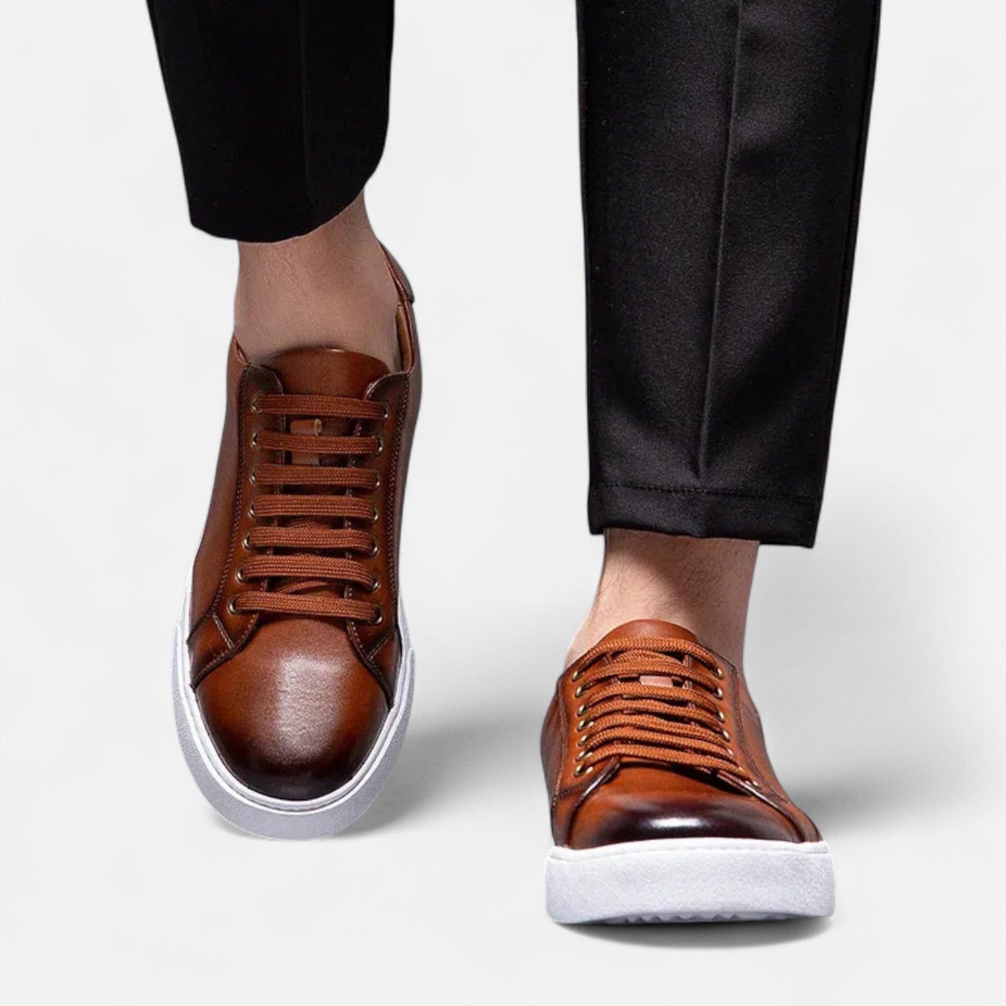 OldMoneyLook | Men’s Classic Leather Sneakers