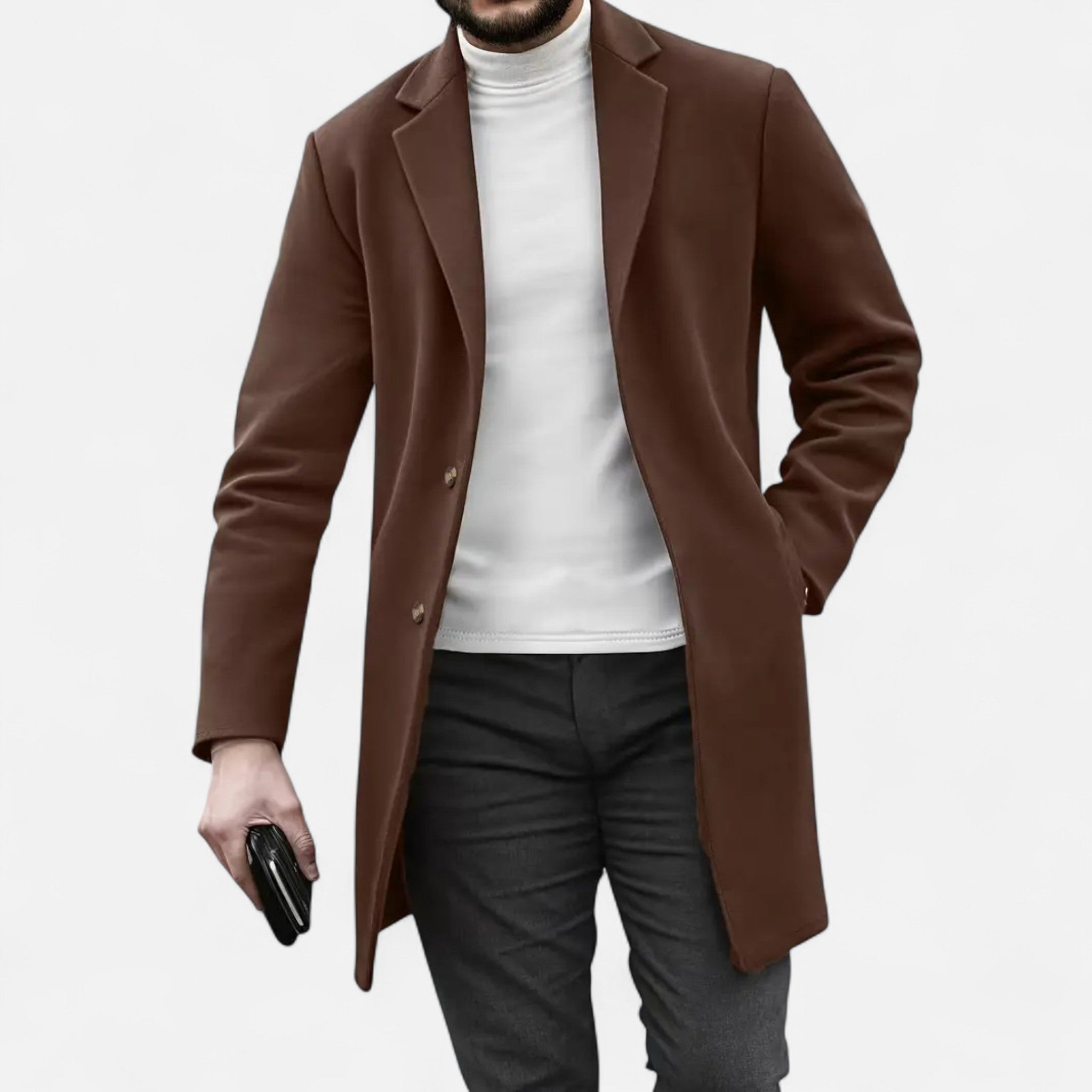 OldMoneyLook | Men’s Double-Breasted Winter Coat