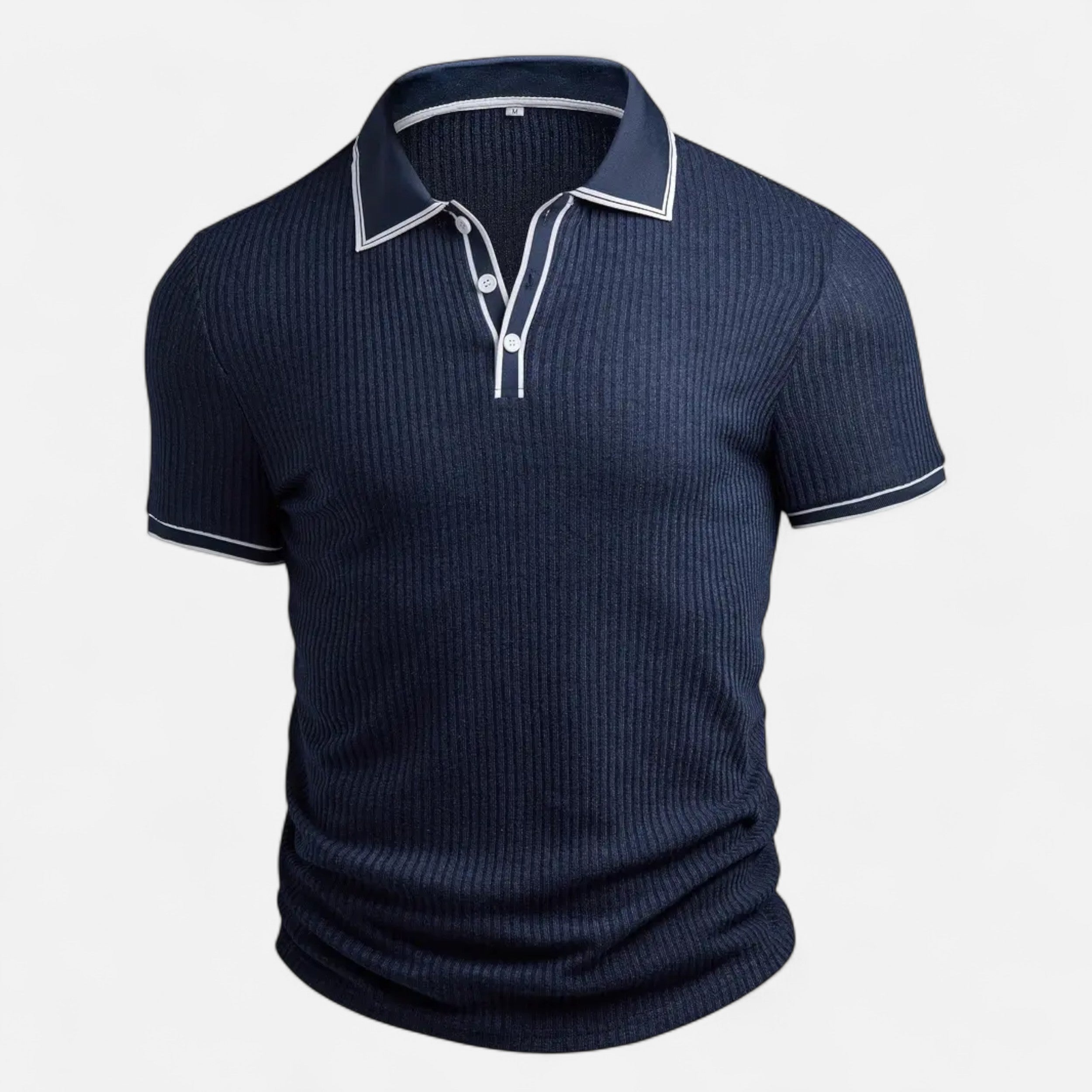 Men’s Summer Polo Shirt – Classic Knit Design
