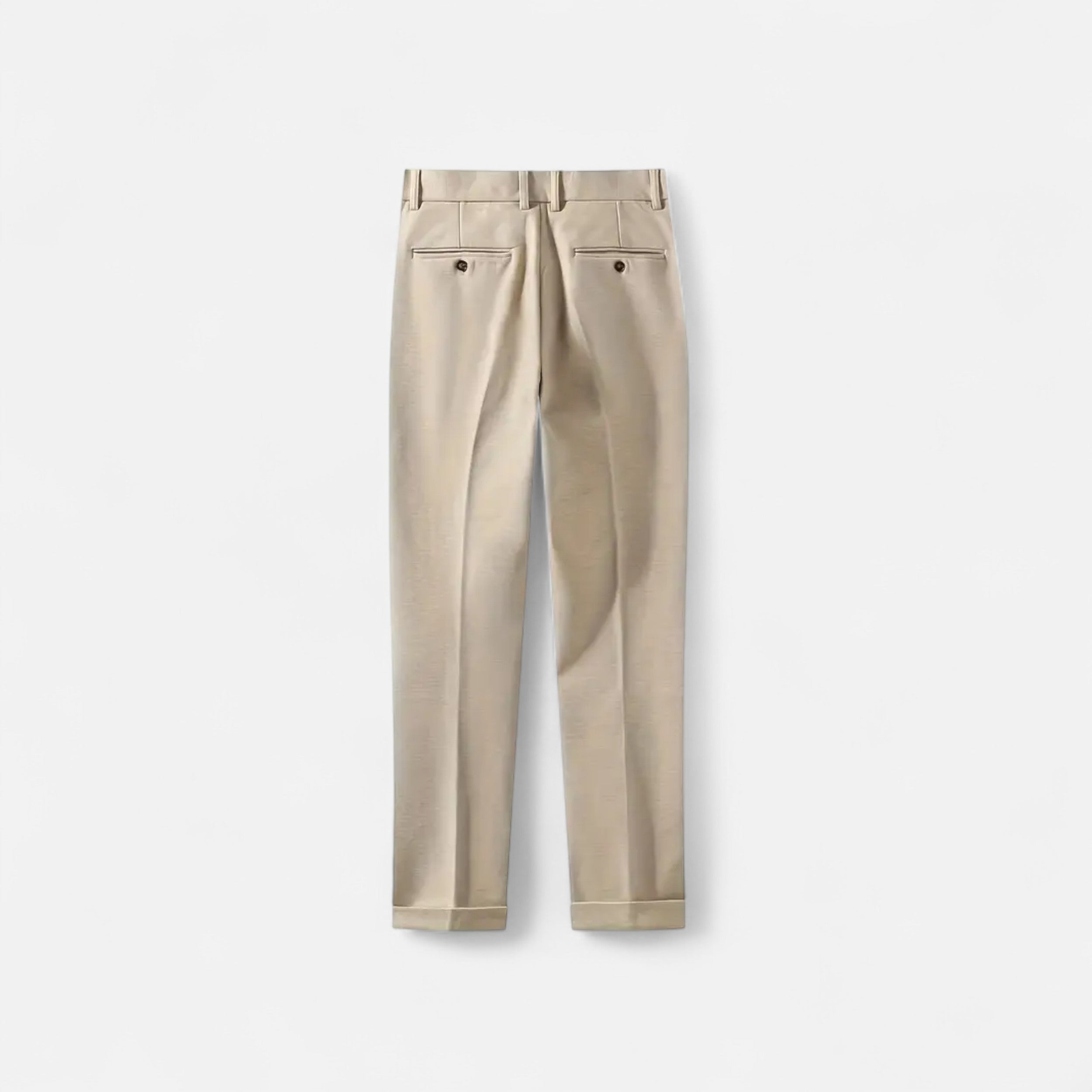 Men’s Naples Trousers – High-Waist British Style