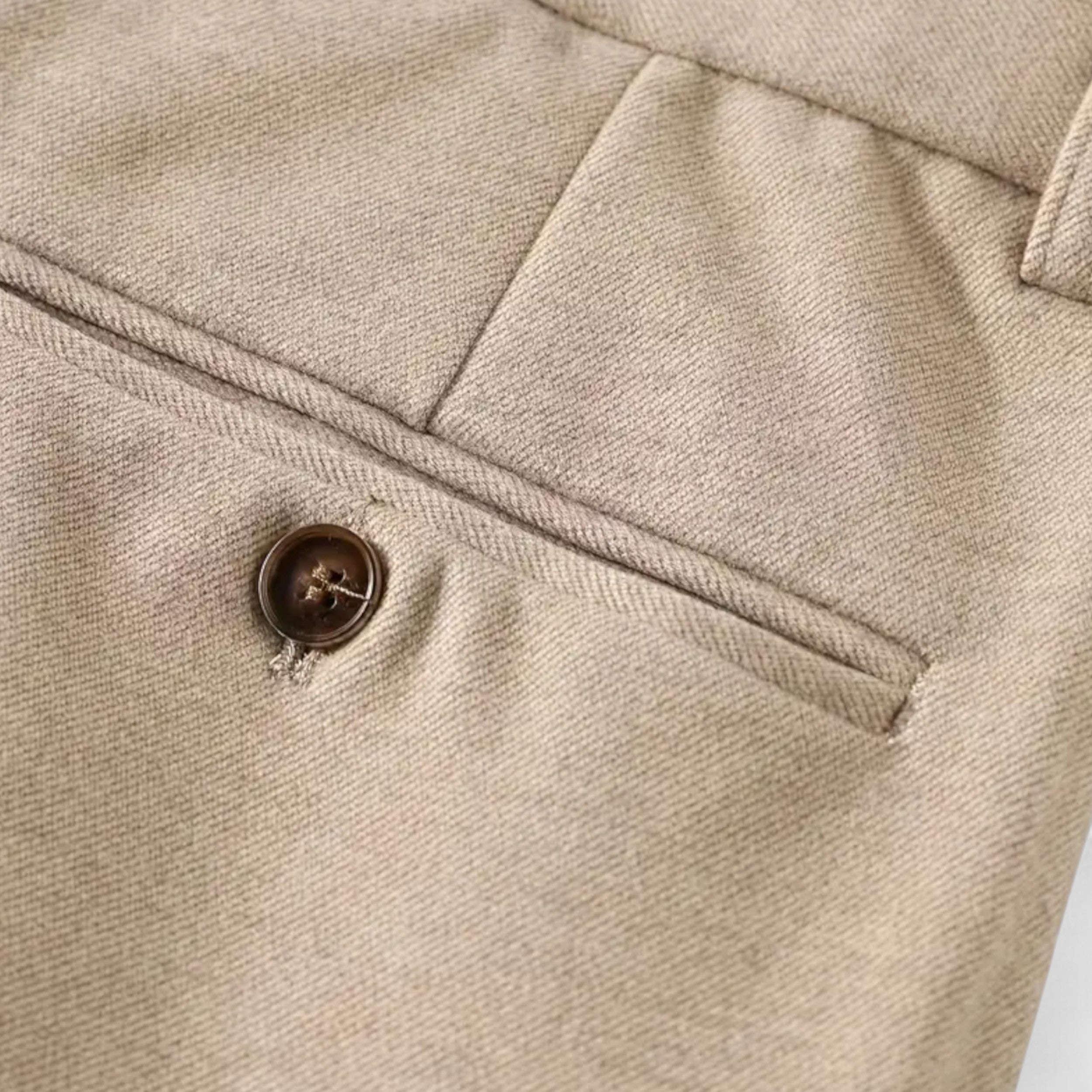 Men’s Naples Trousers – High-Waist British Style