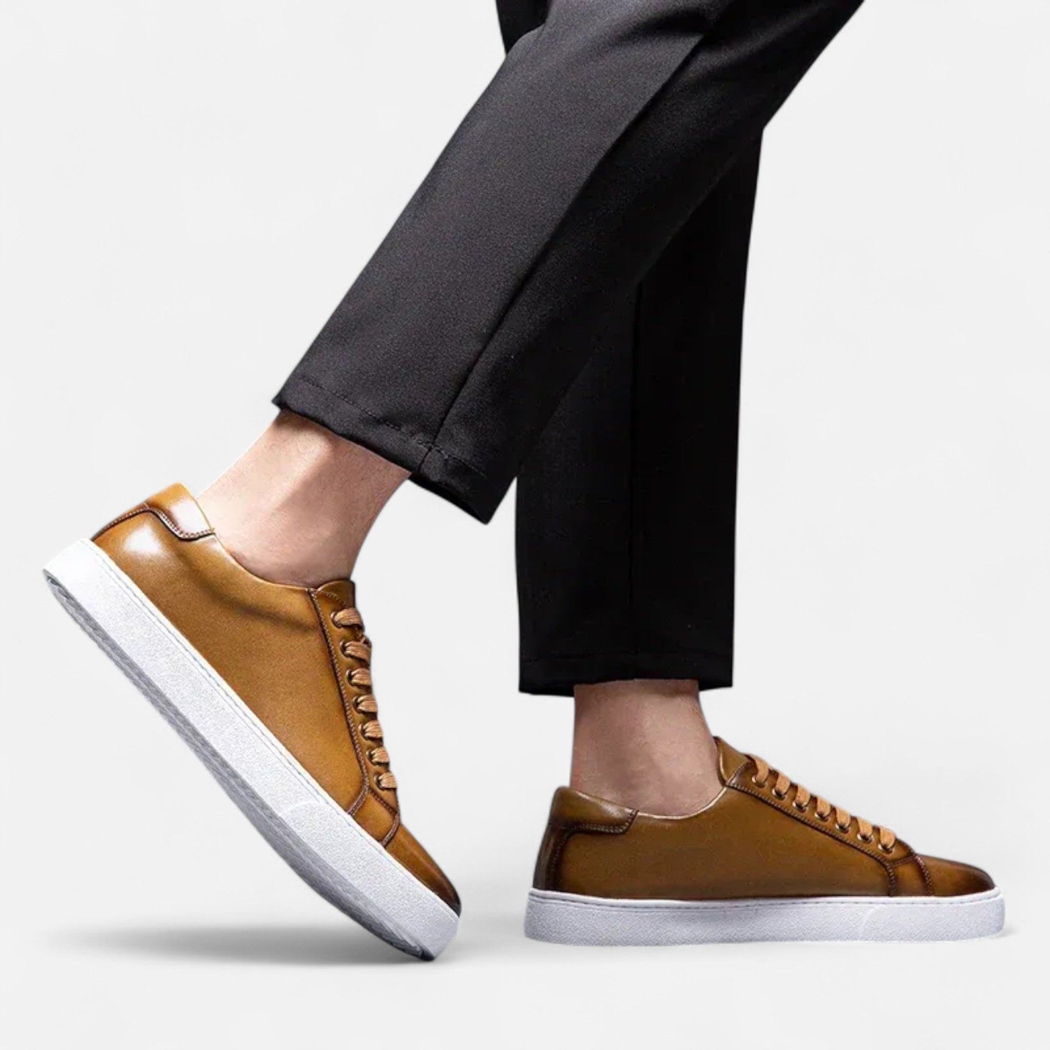 OldMoneyLook | Men’s Classic Leather Sneakers