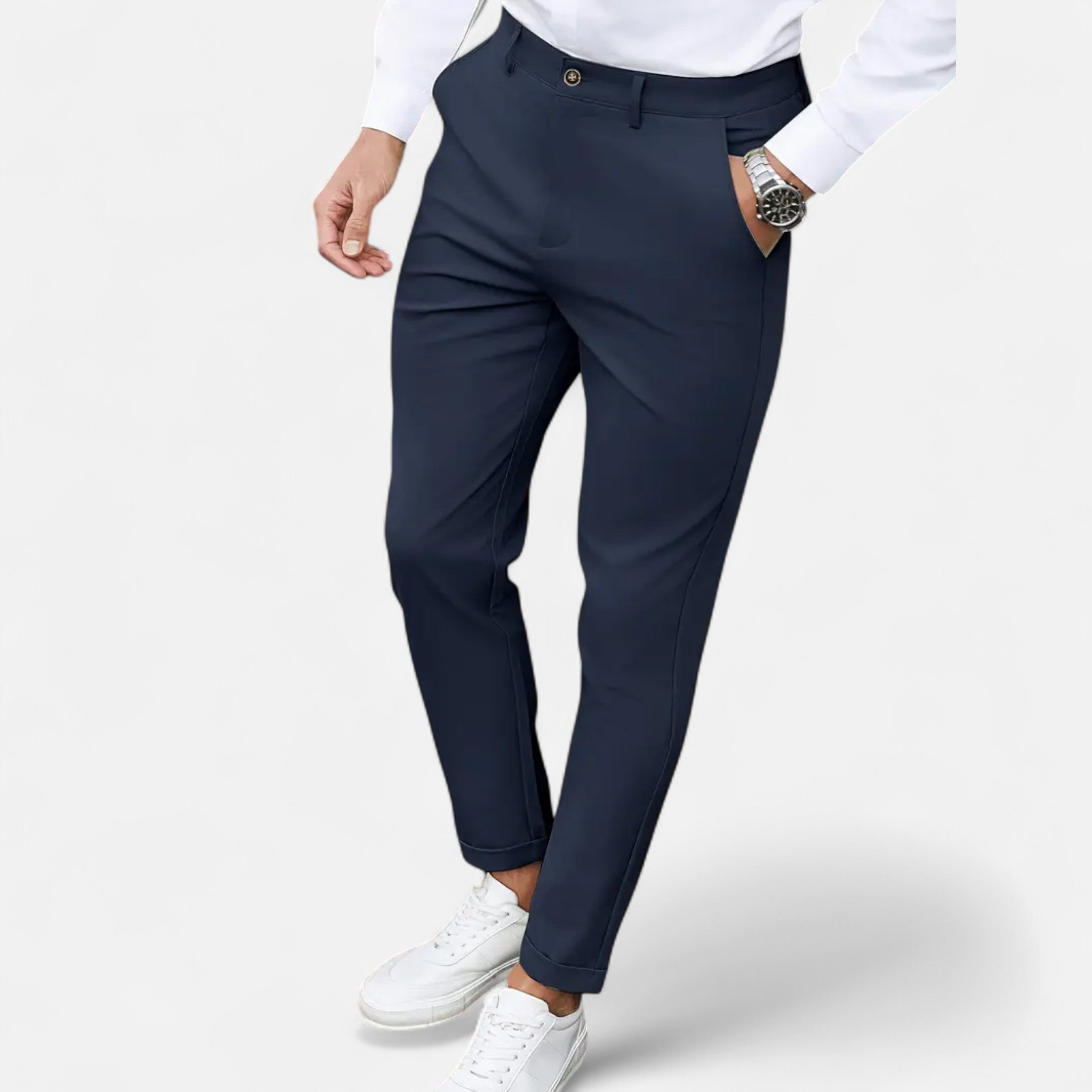 Men’s Straight-Leg Trousers – Timeless Design