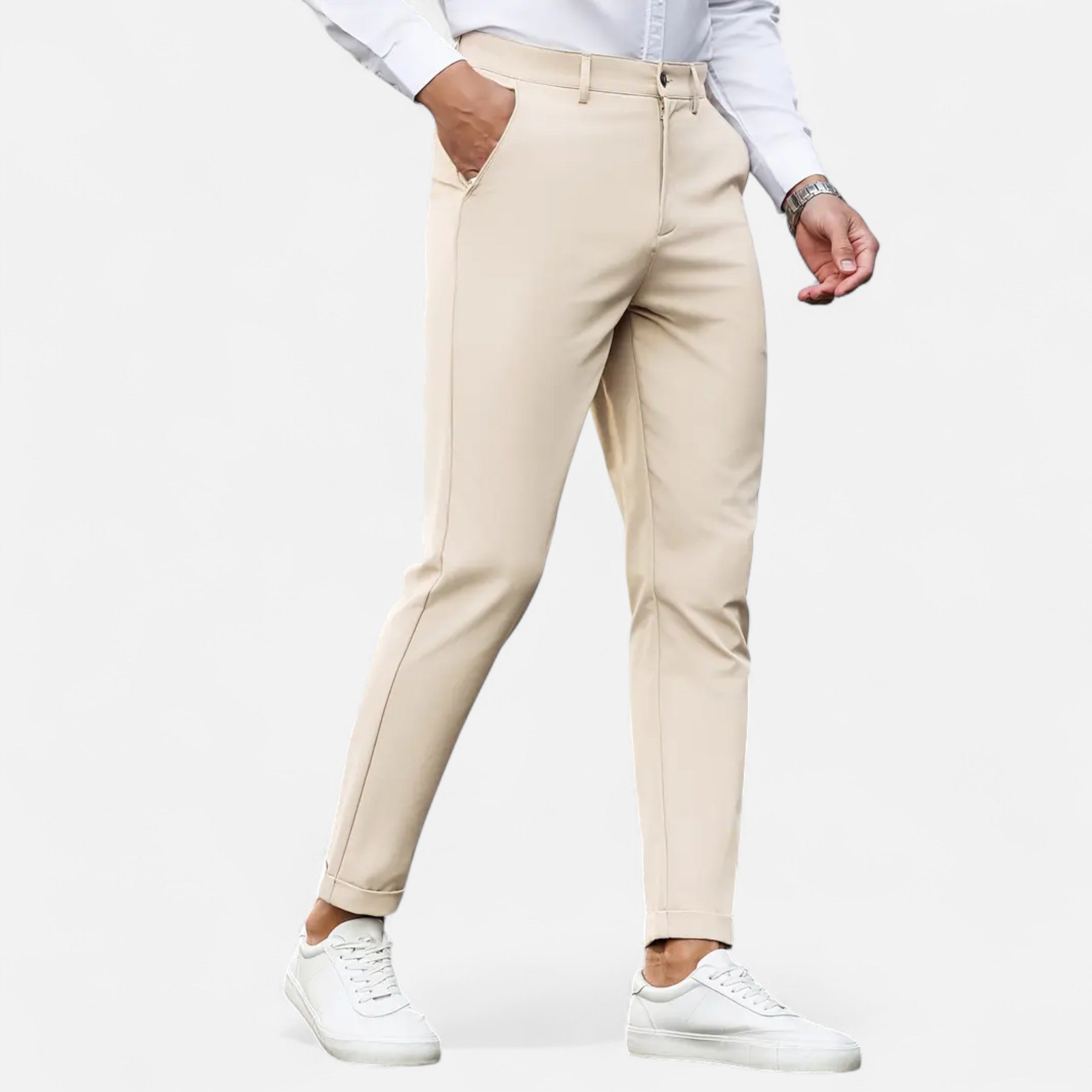 Men’s Straight-Leg Trousers – Timeless Design