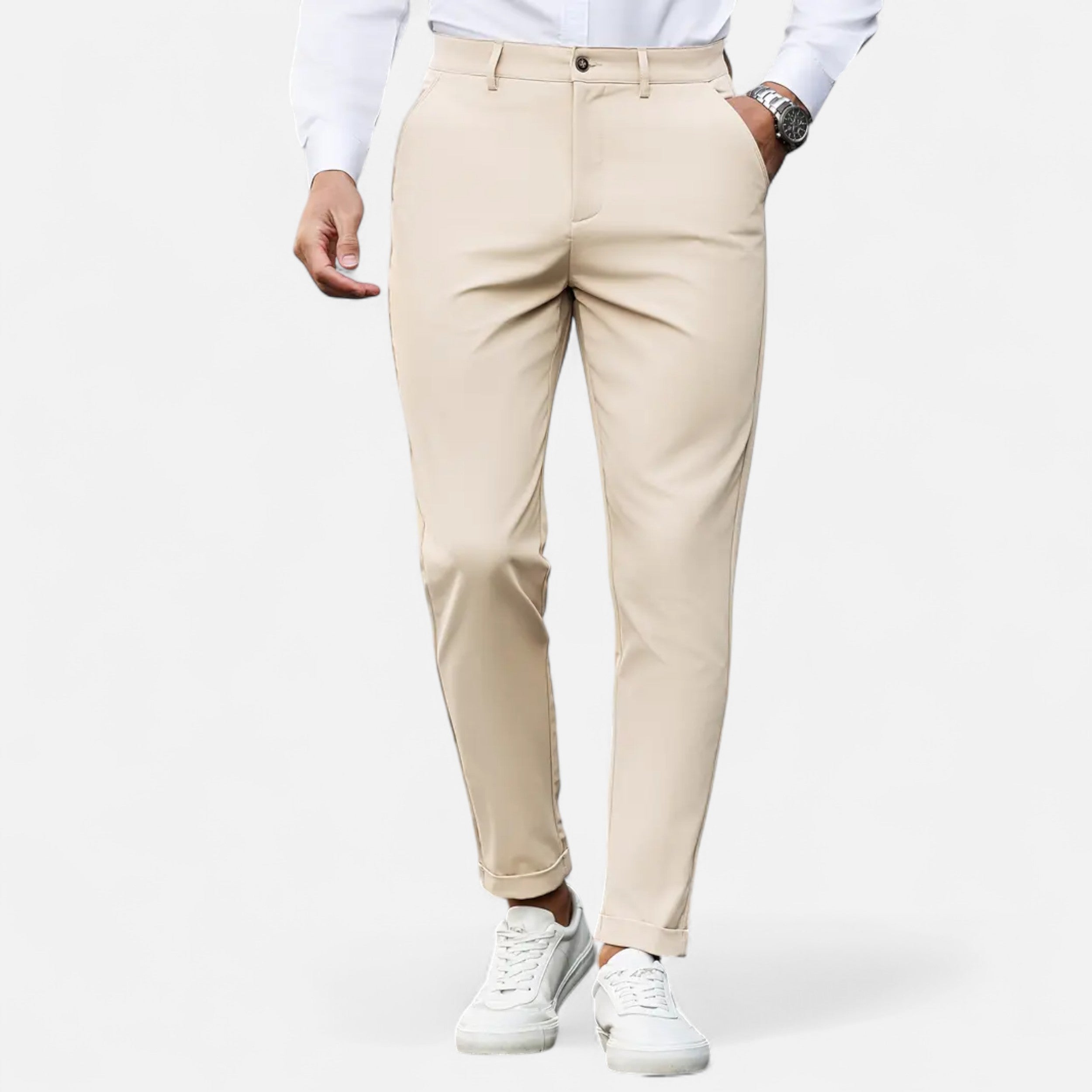 Men’s Straight-Leg Trousers – Timeless Design