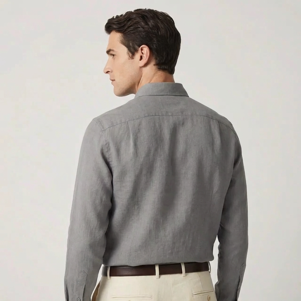 OLDMONEYLOOK | Men’s Refined Linen Shirt