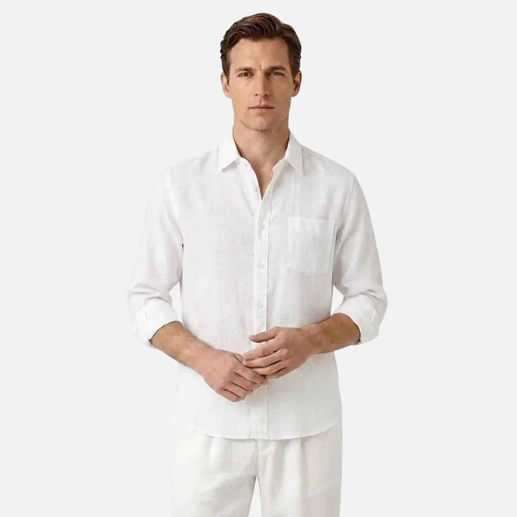 OLDMONEYLOOK | Men’s Classic Linen Shirt
