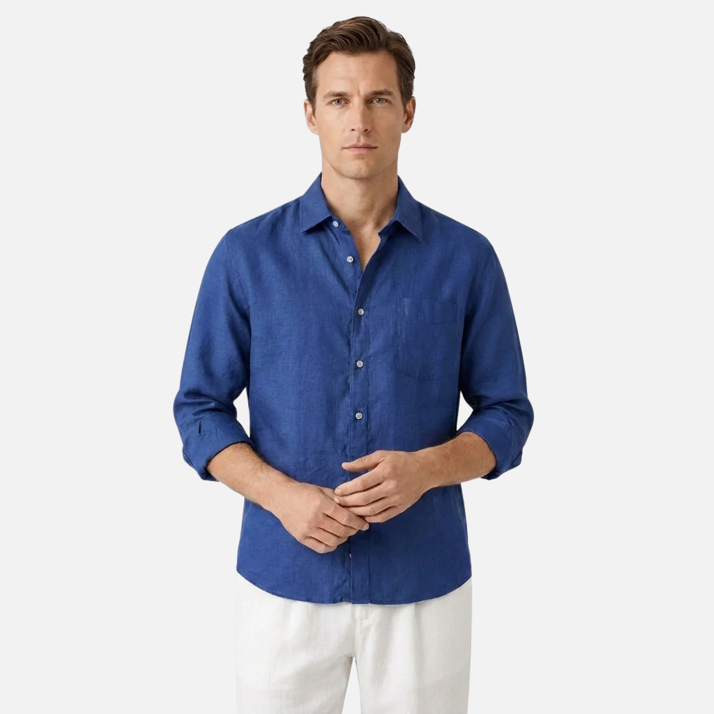 OLDMONEYLOOK | Men’s Classic Linen Shirt
