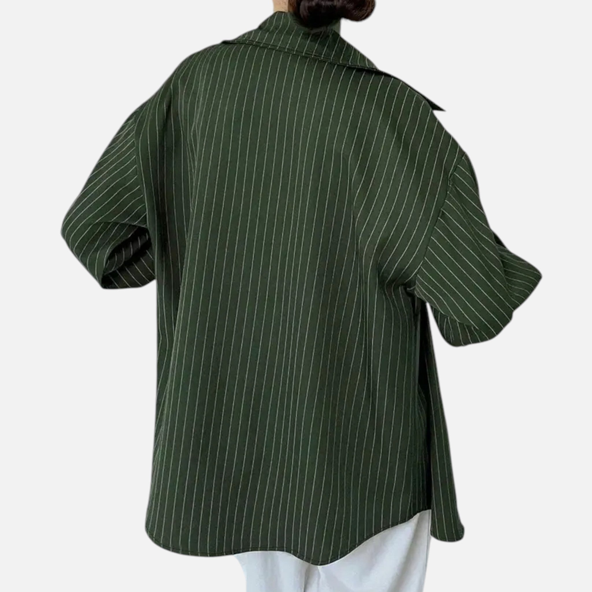 OldMoneyLook | Women’s Classic Long-Sleeve Stripe Shirt