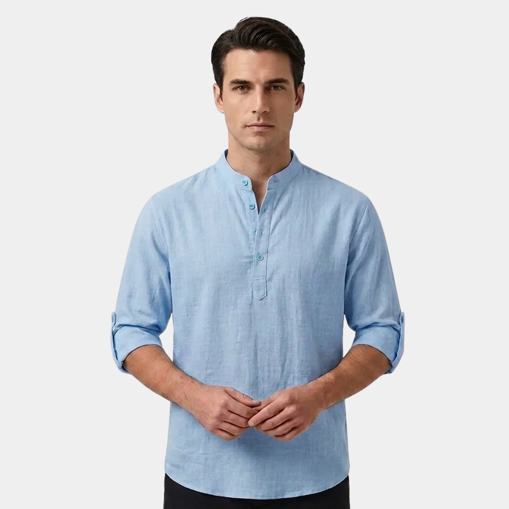 OLDMONEYLOOK | Men’s Classic Linen Summer Shirt