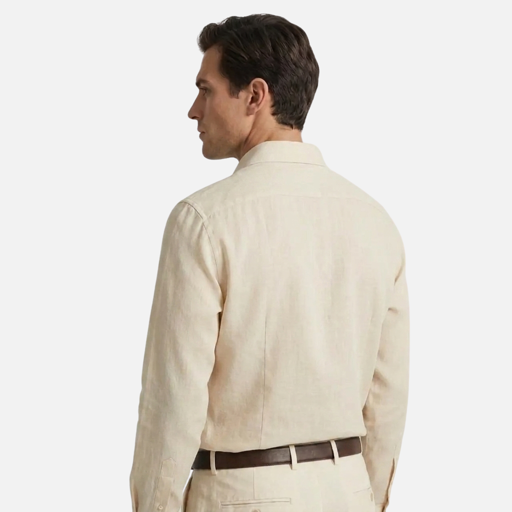 OLDMONEYLOOK | Men’s Refined Linen Shirt