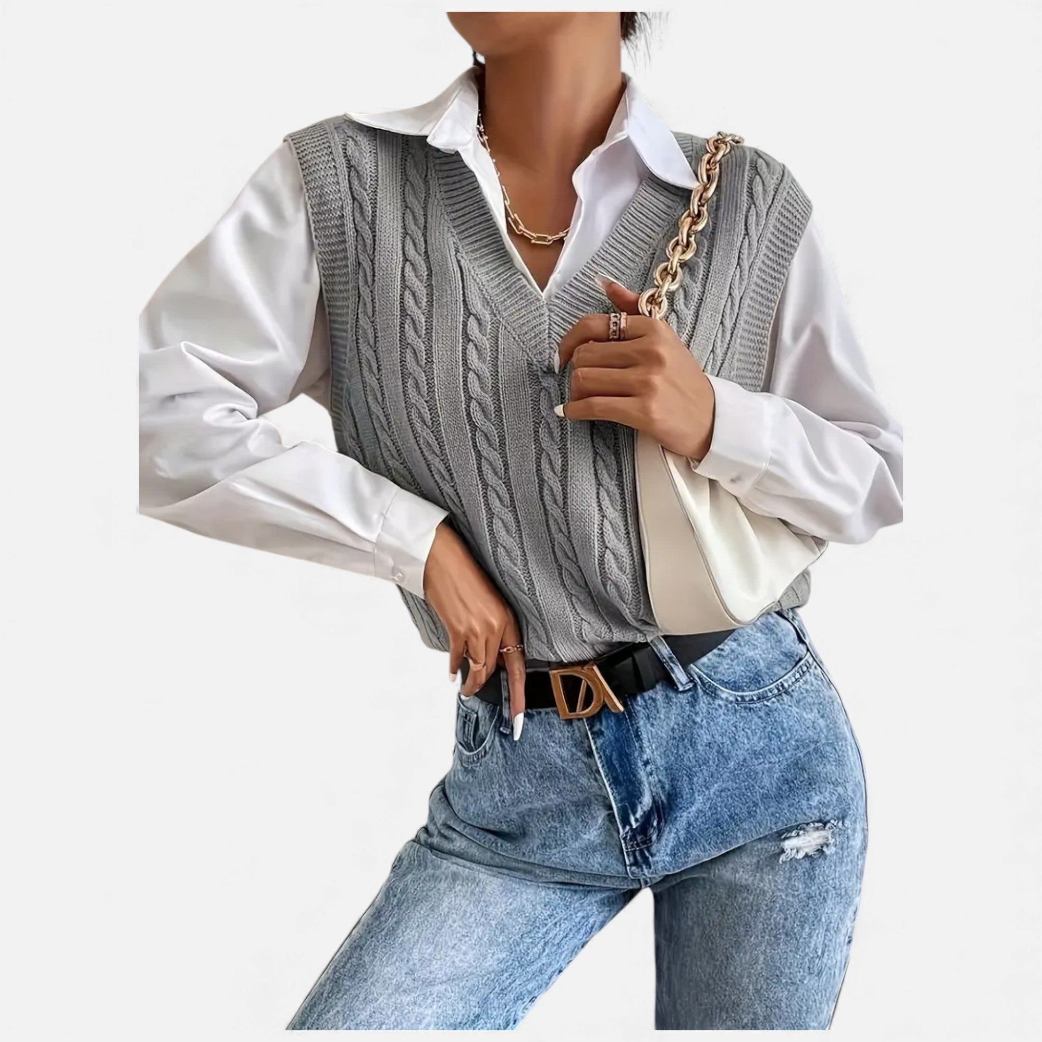 OldMoneyLook | Women’s Riviera Soft-Knit Sleeveless Vest