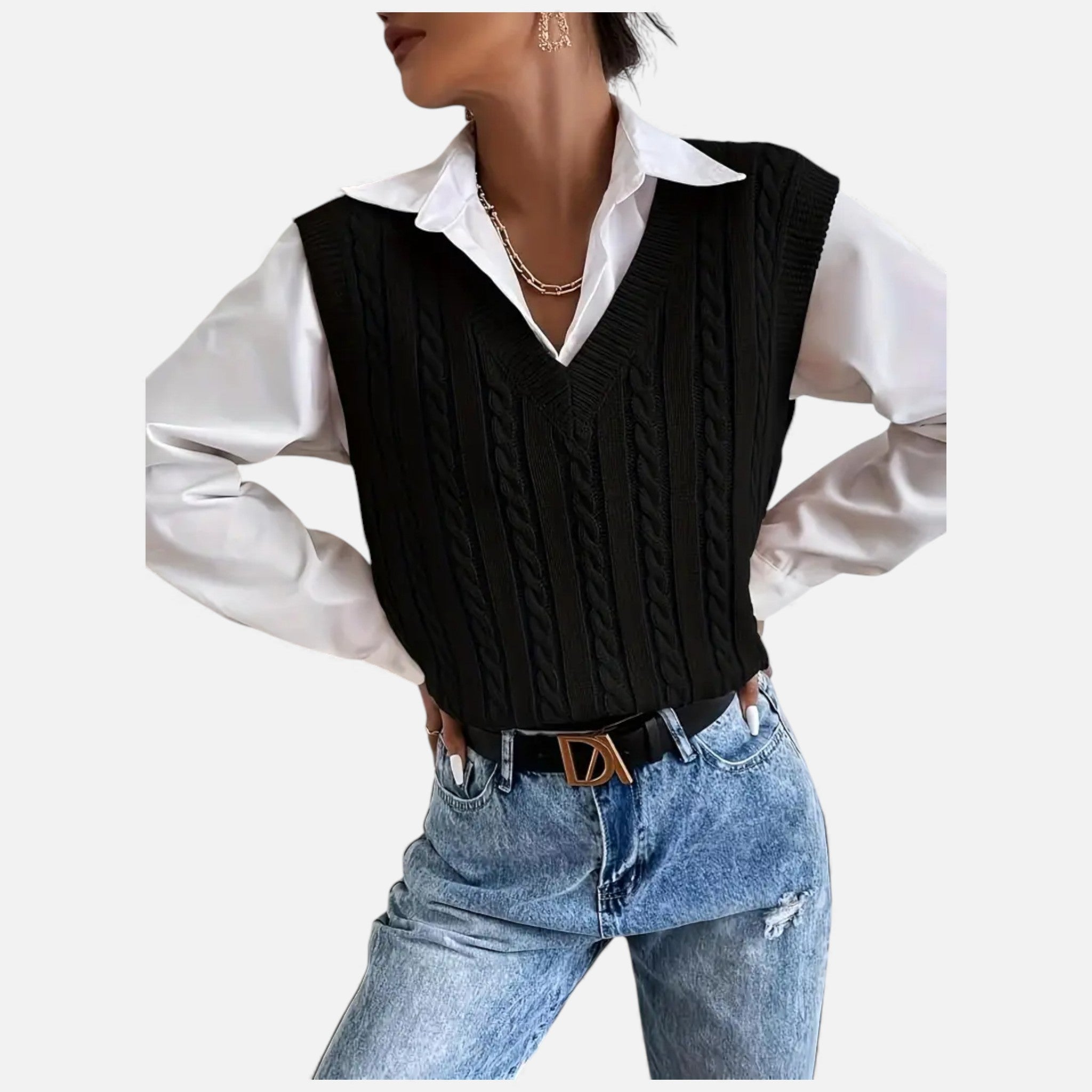 OldMoneyLook | Women’s Riviera Soft-Knit Sleeveless Vest