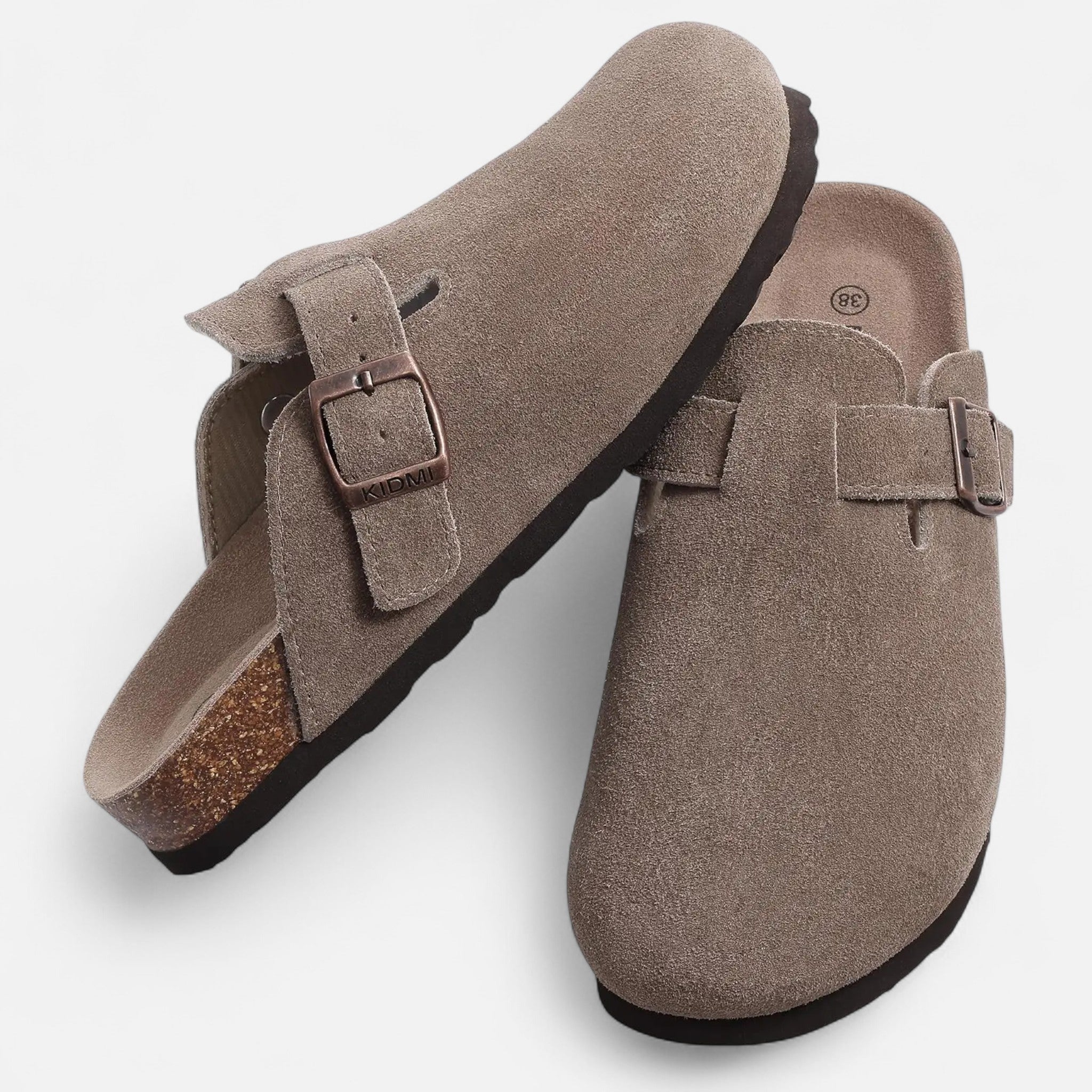 OldMoneyLook | Unisex Suede Heritage Clogs
