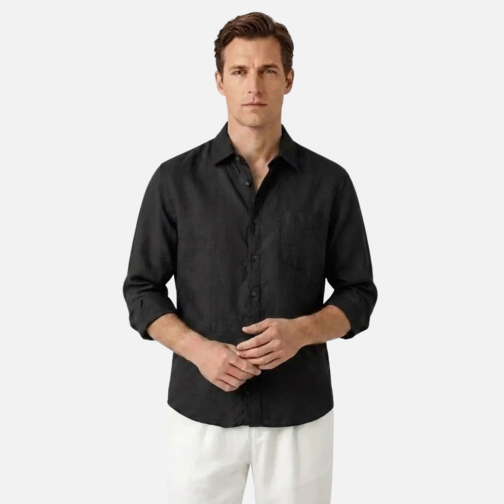 OLDMONEYLOOK | Men’s Classic Linen Shirt